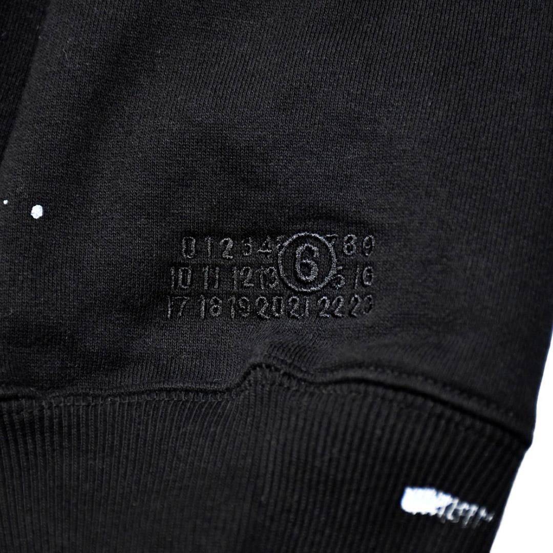Supreme x MM6 Maison Margiela Box Logo Zip Up Hooded Sweatshirt 'Black' - DesignerGu