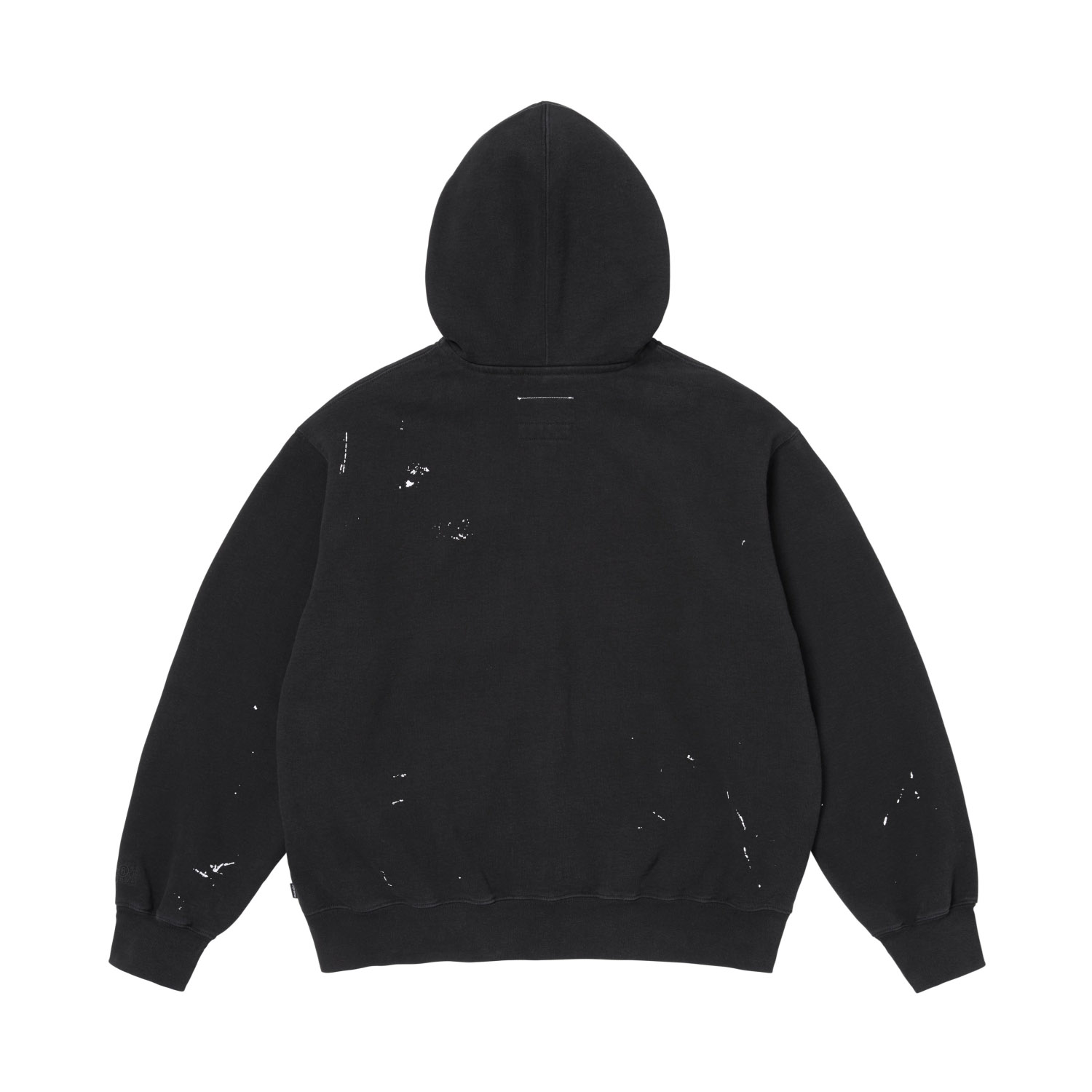 Supreme x MM6 Maison Margiela Box Logo Zip Up Hooded Sweatshirt 'Black' - DesignerGu