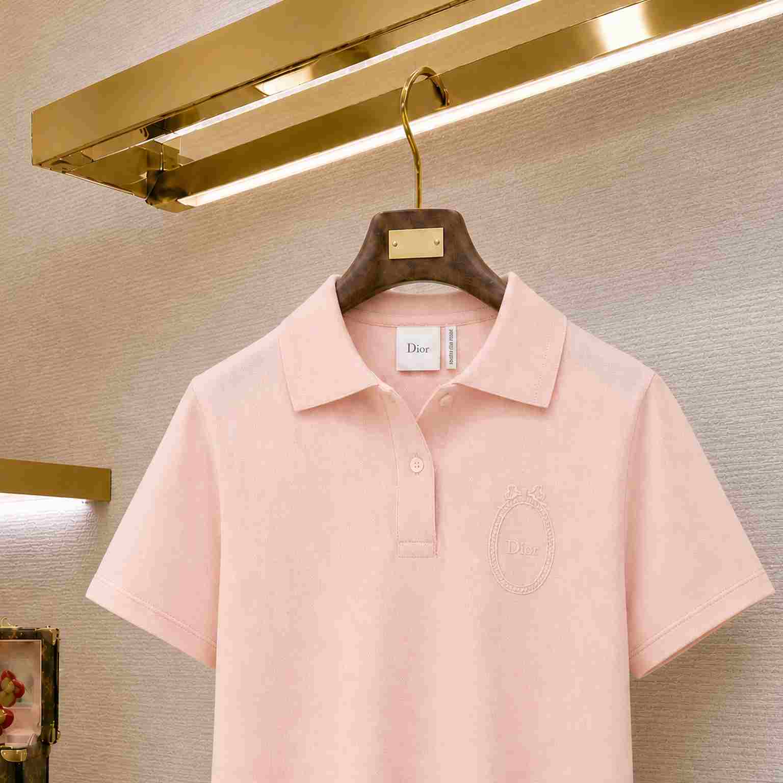 Dior Médaillon Embroidered Polo Shirt - DesignerGu