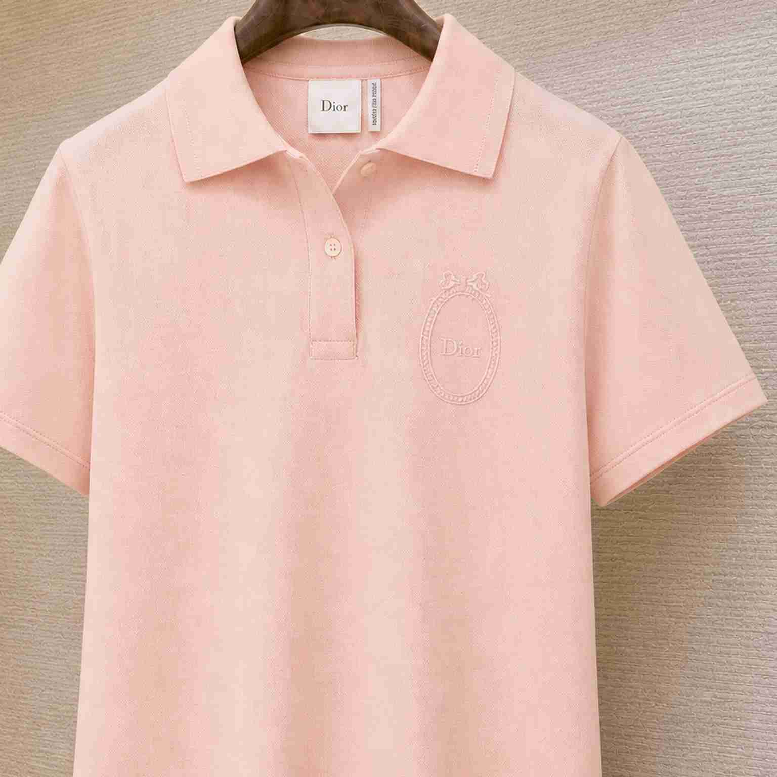 Dior Médaillon Embroidered Polo Shirt - DesignerGu