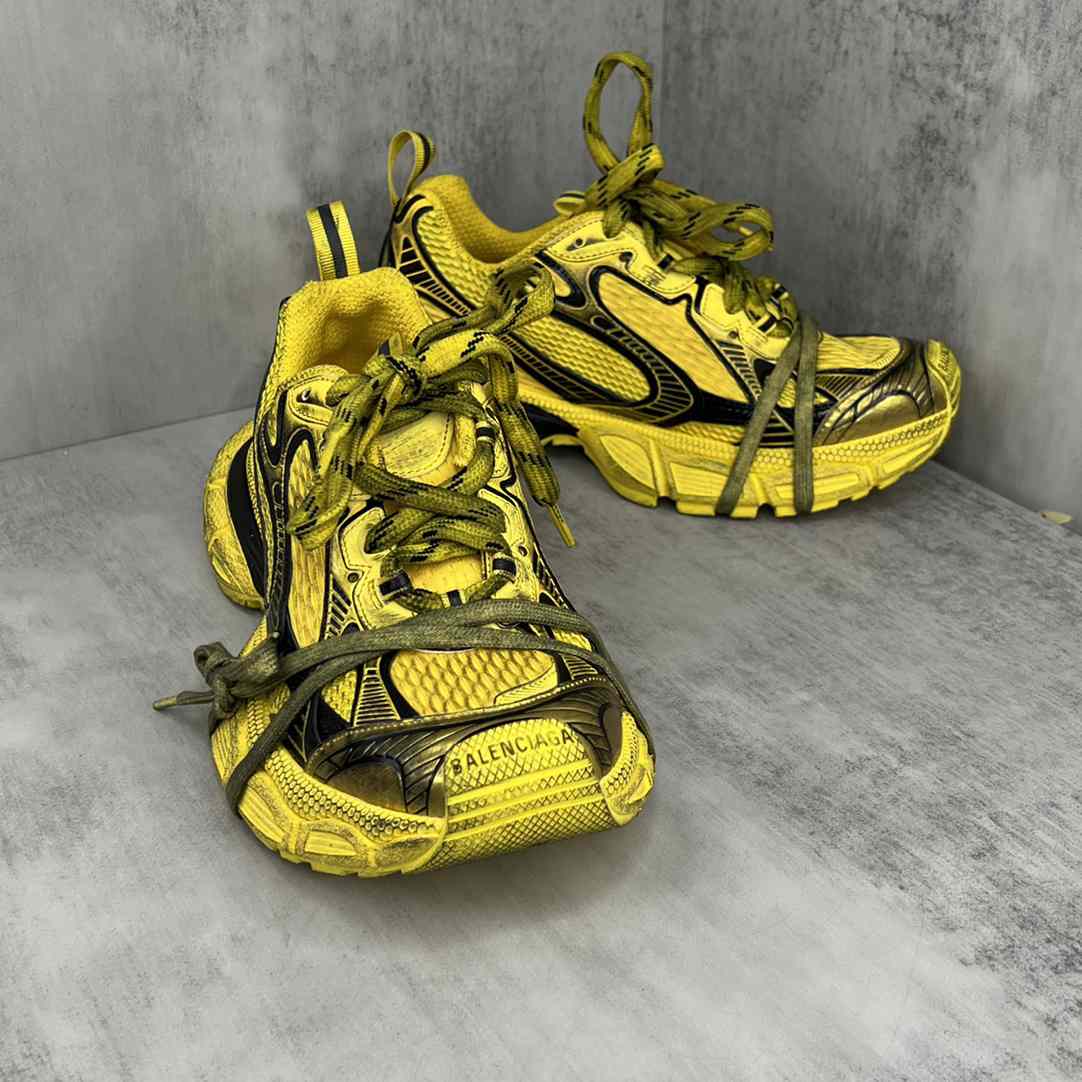 Balenciaga 3XL Sneaker 'Worn-Out - Yellow Black' - DesignerGu
