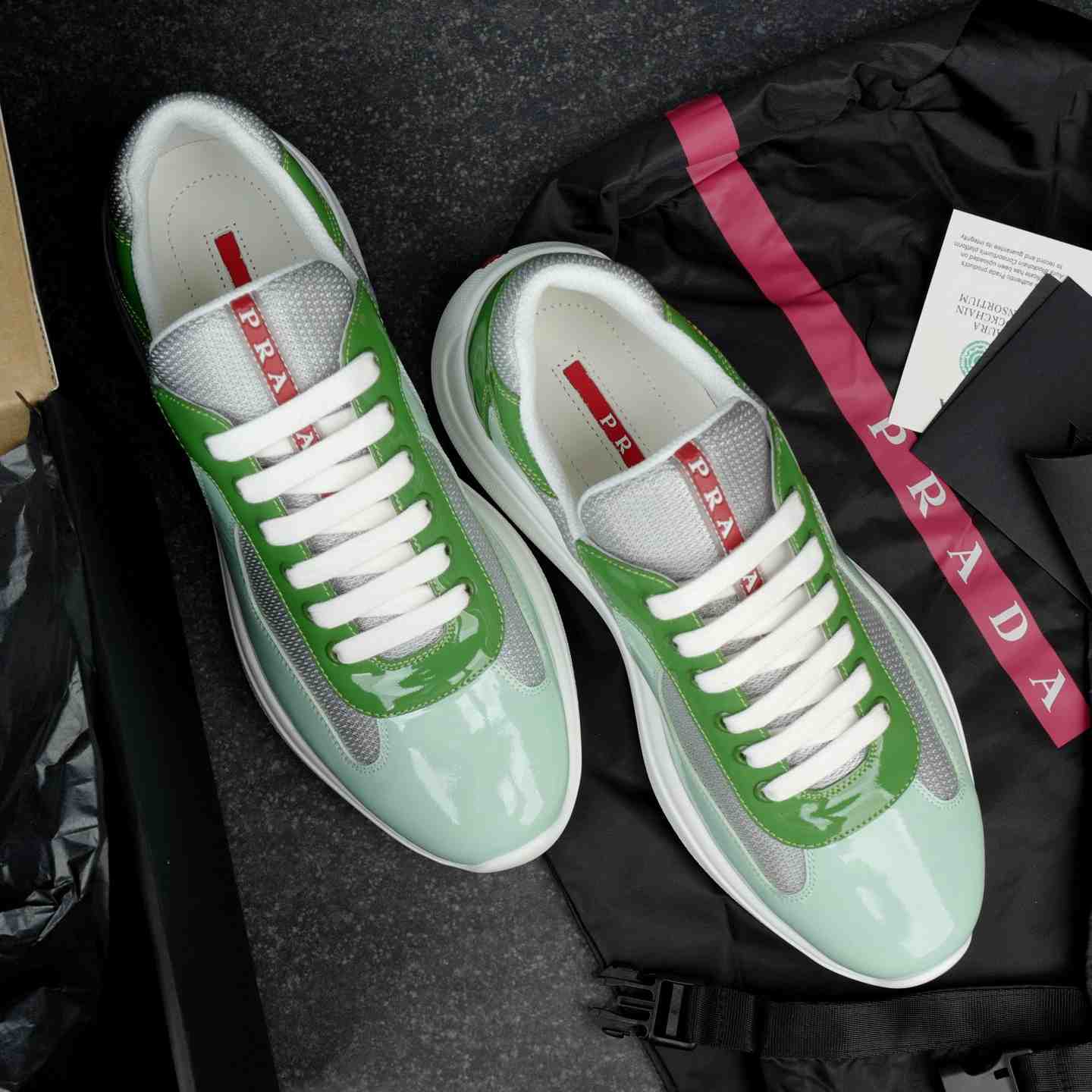 Prada America's Cup Sneakers（upon uk size） - DesignerGu