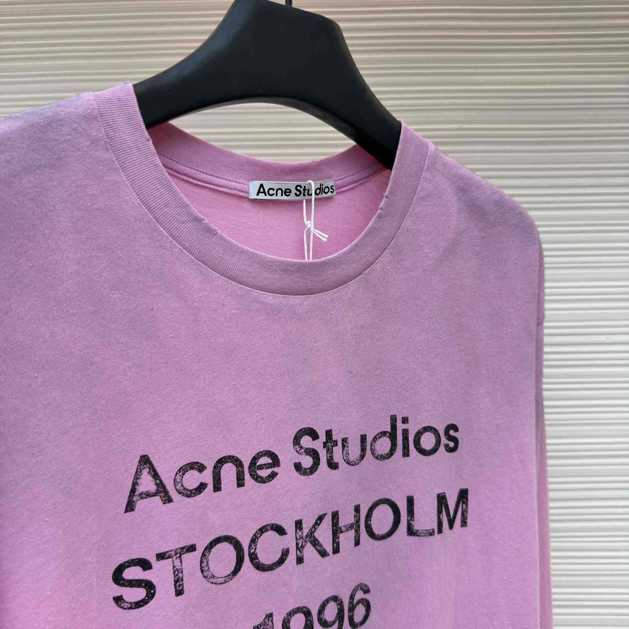 Acne Studios Sprayed 1996 Logo T-shirt - DesignerGu