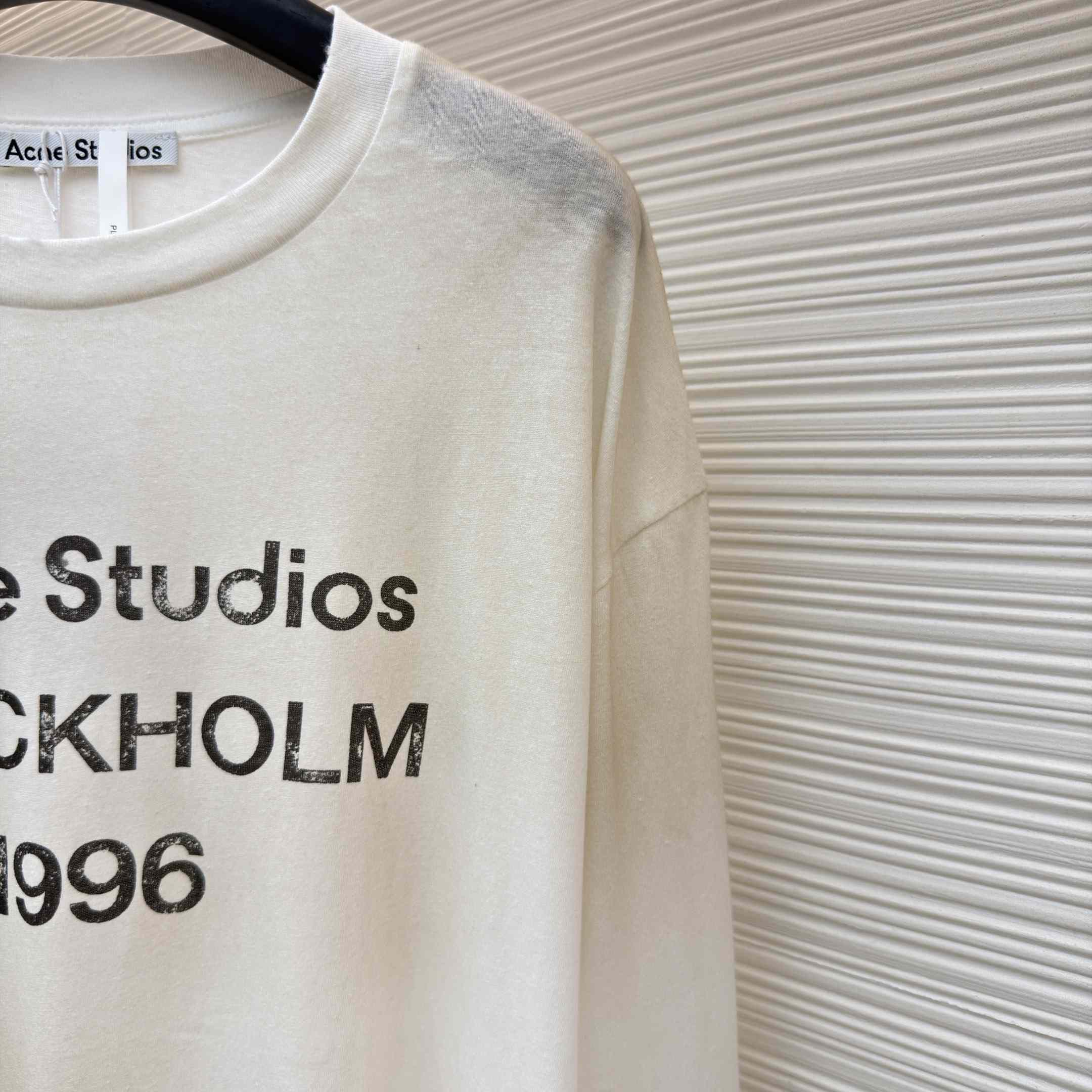 Acne Studios Sprayed 1996 Logo T-shirt - DesignerGu