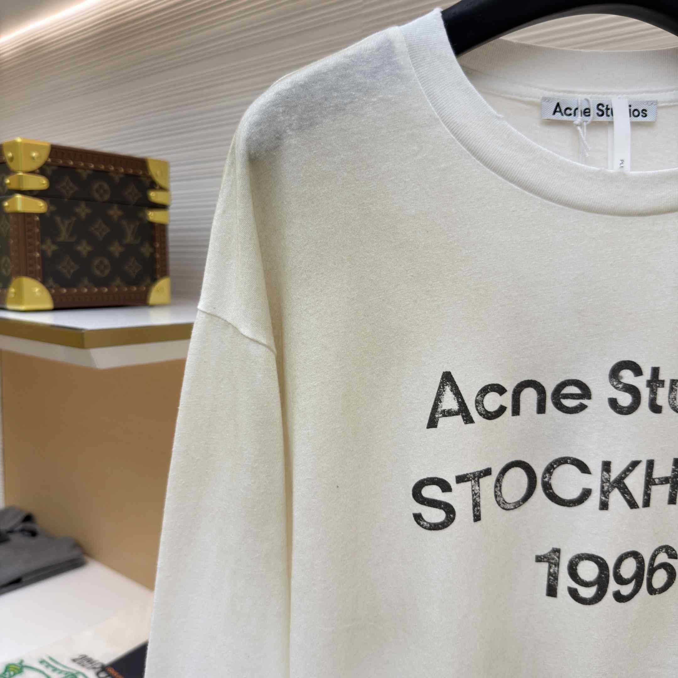Acne Studios Sprayed 1996 Logo T-shirt - DesignerGu