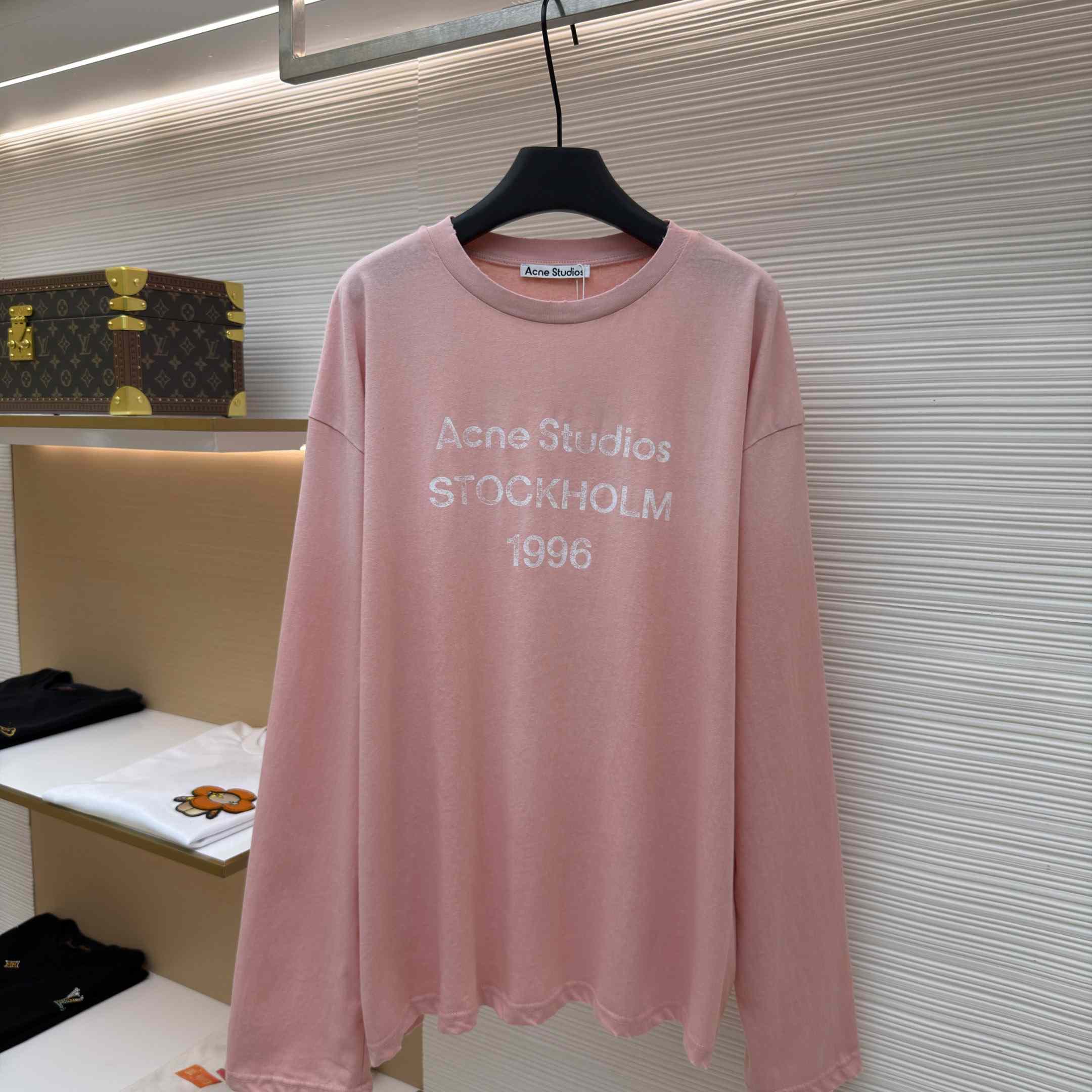 Acne Studios Sprayed 1996 Logo T-shirt - DesignerGu