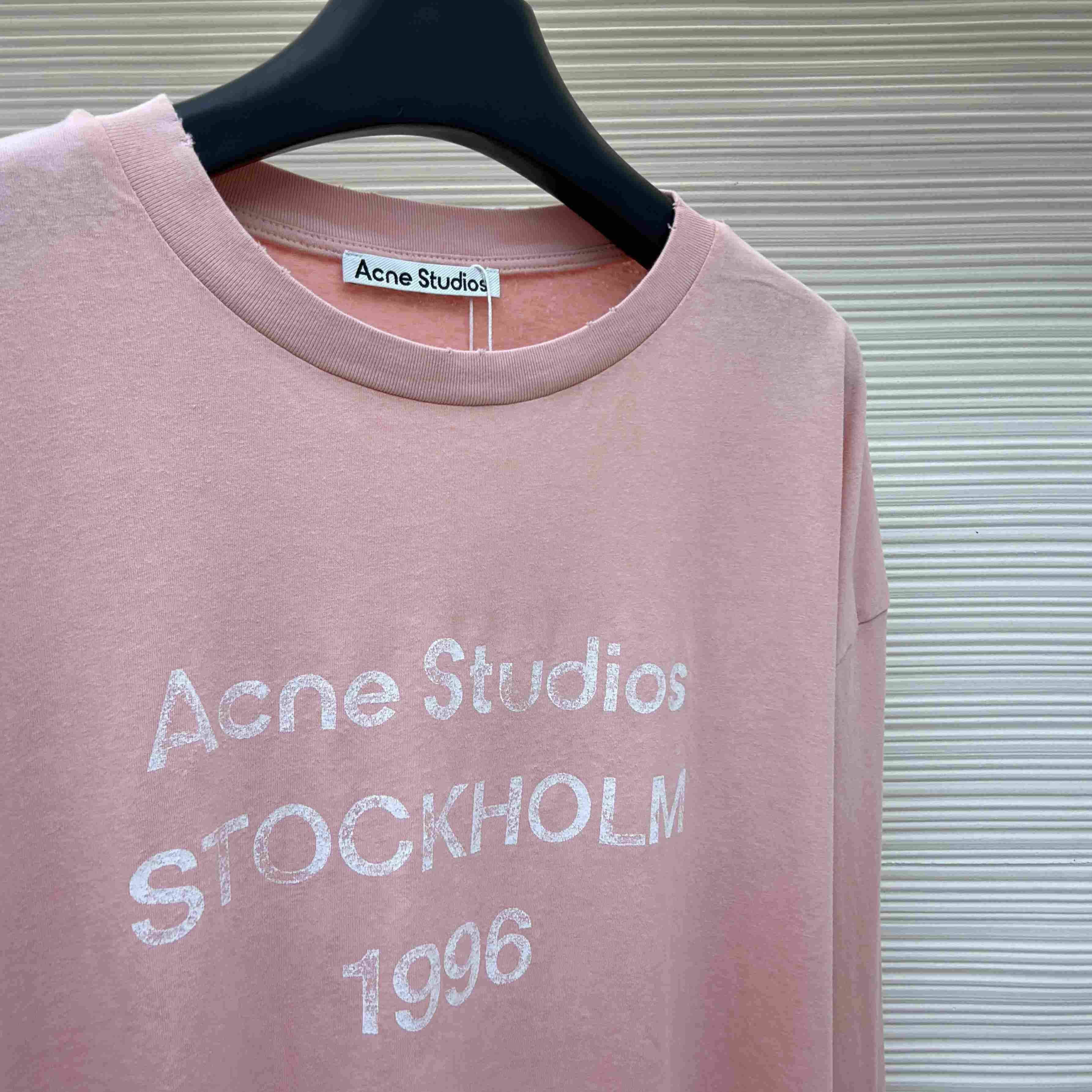 Acne Studios Sprayed 1996 Logo T-shirt - DesignerGu