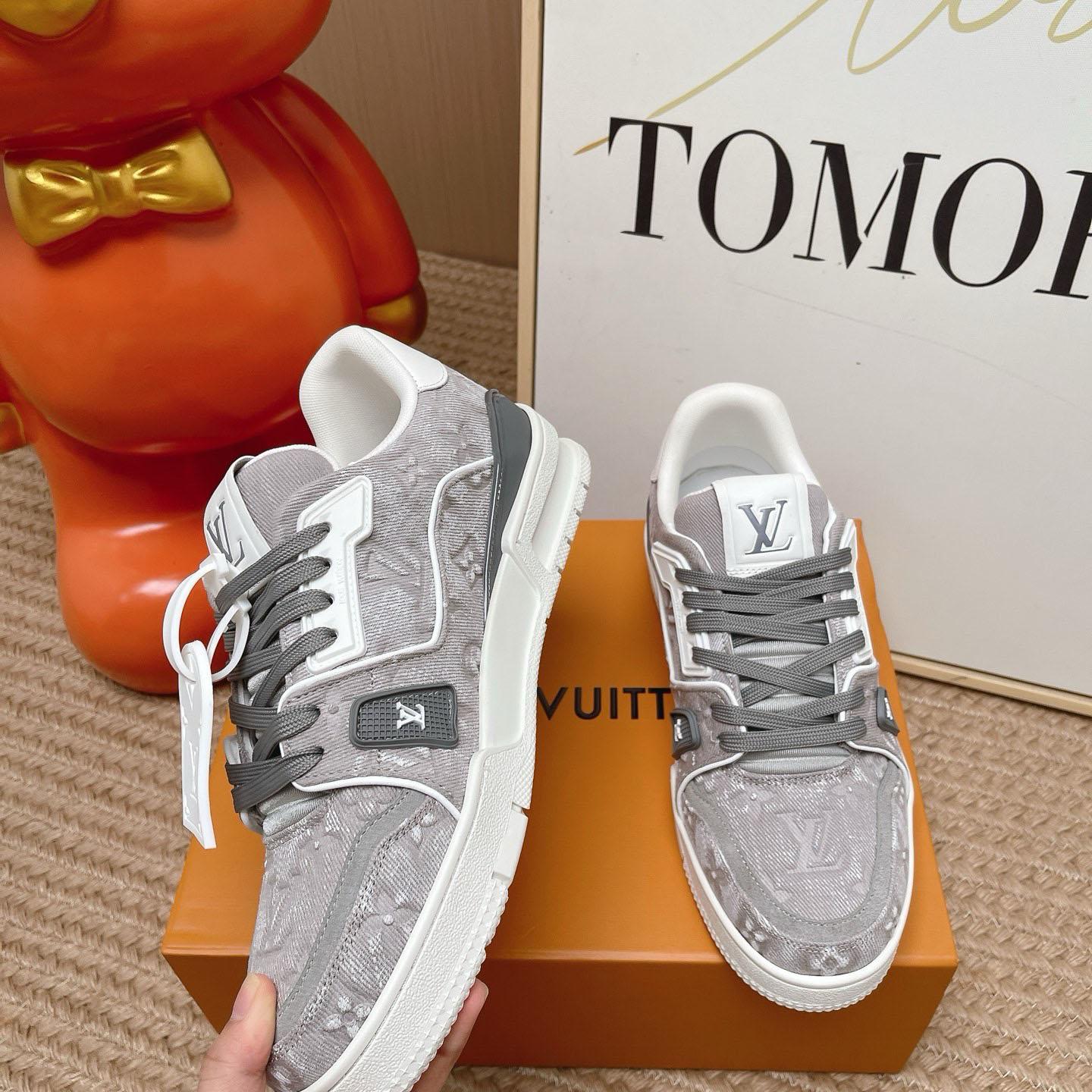 Louis Vuitton LV Trainer Sneaker 1AKBCE（upon uk size） - DesignerGu