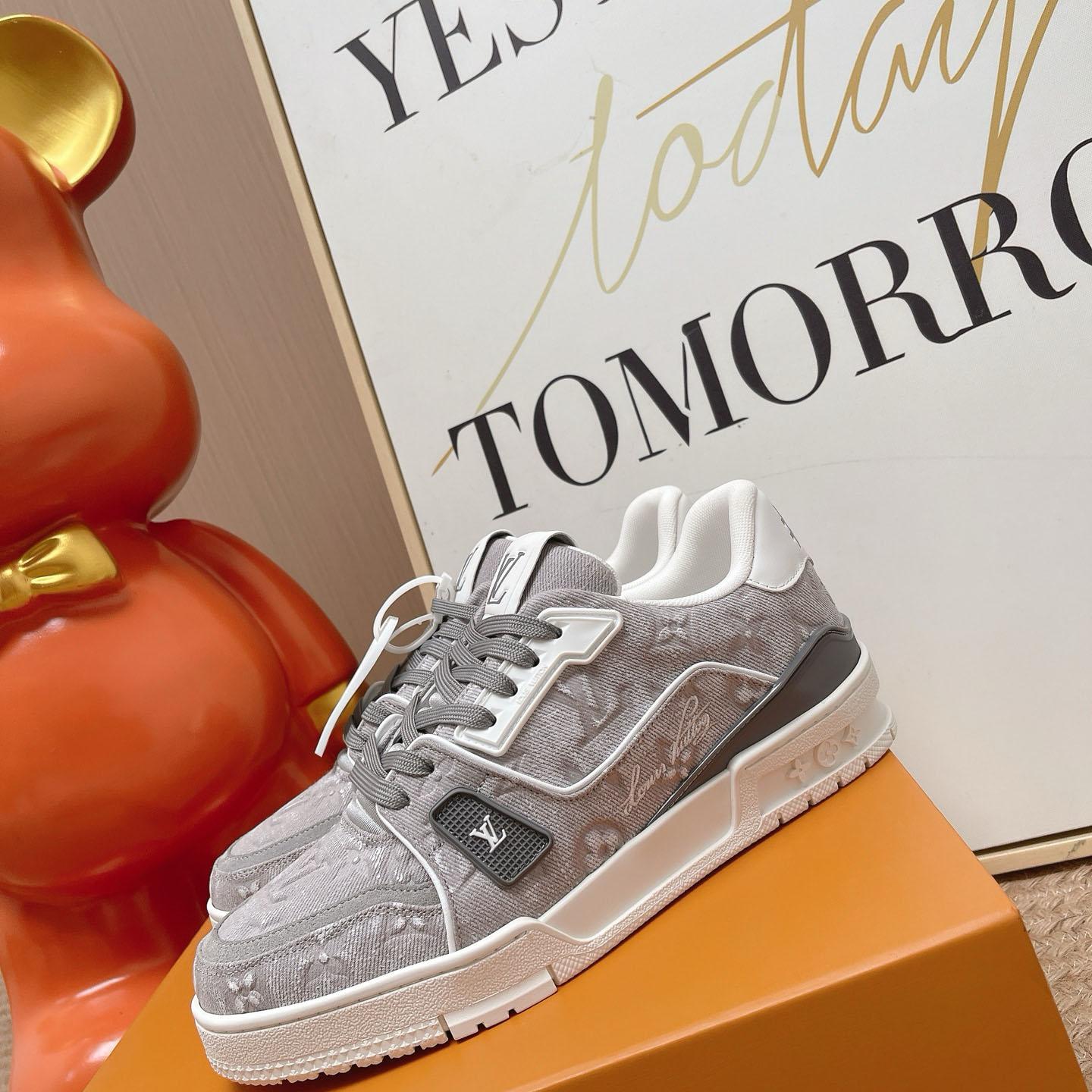 Louis Vuitton LV Trainer Sneaker 1AKBCE（upon uk size） - DesignerGu
