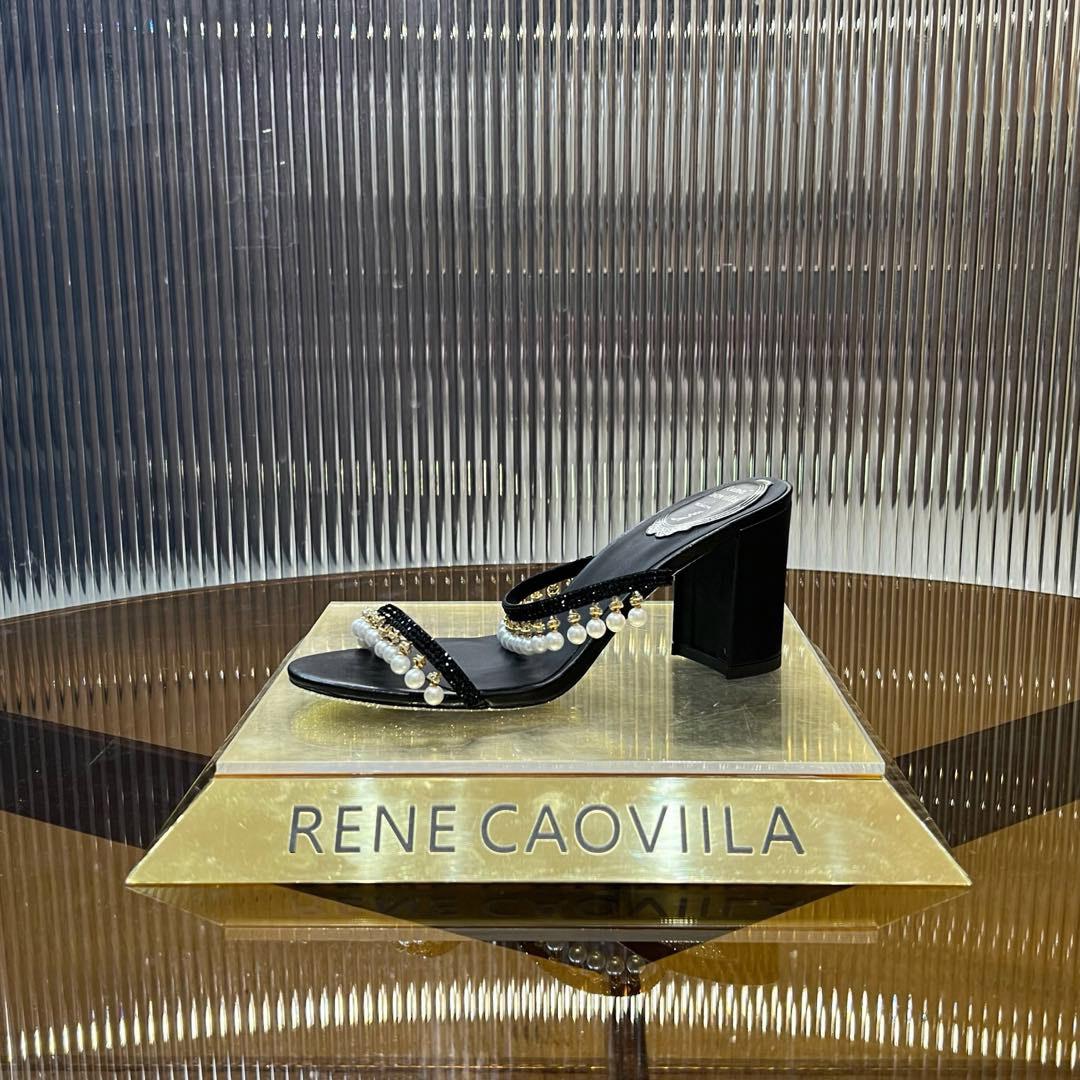 Rene CaovillaChandelier Mules - DesignerGu