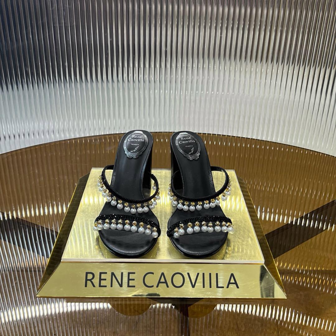 Rene CaovillaChandelier Mules - DesignerGu