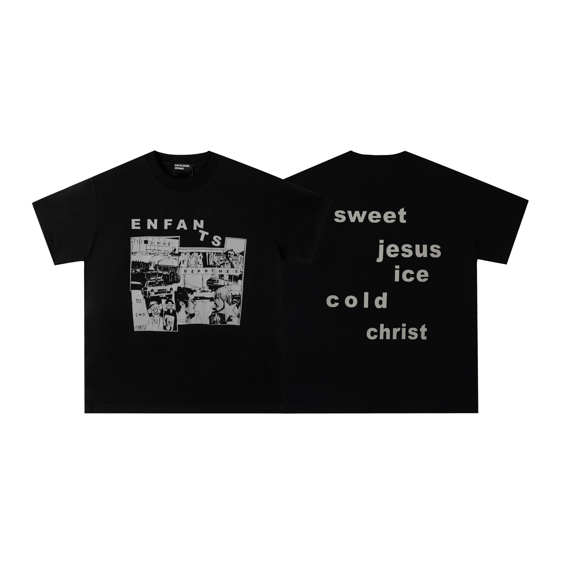Enfants Riches Déprimés "Sweet Jesus, Ice Cold Christ" T-Shirt - DesignerGu