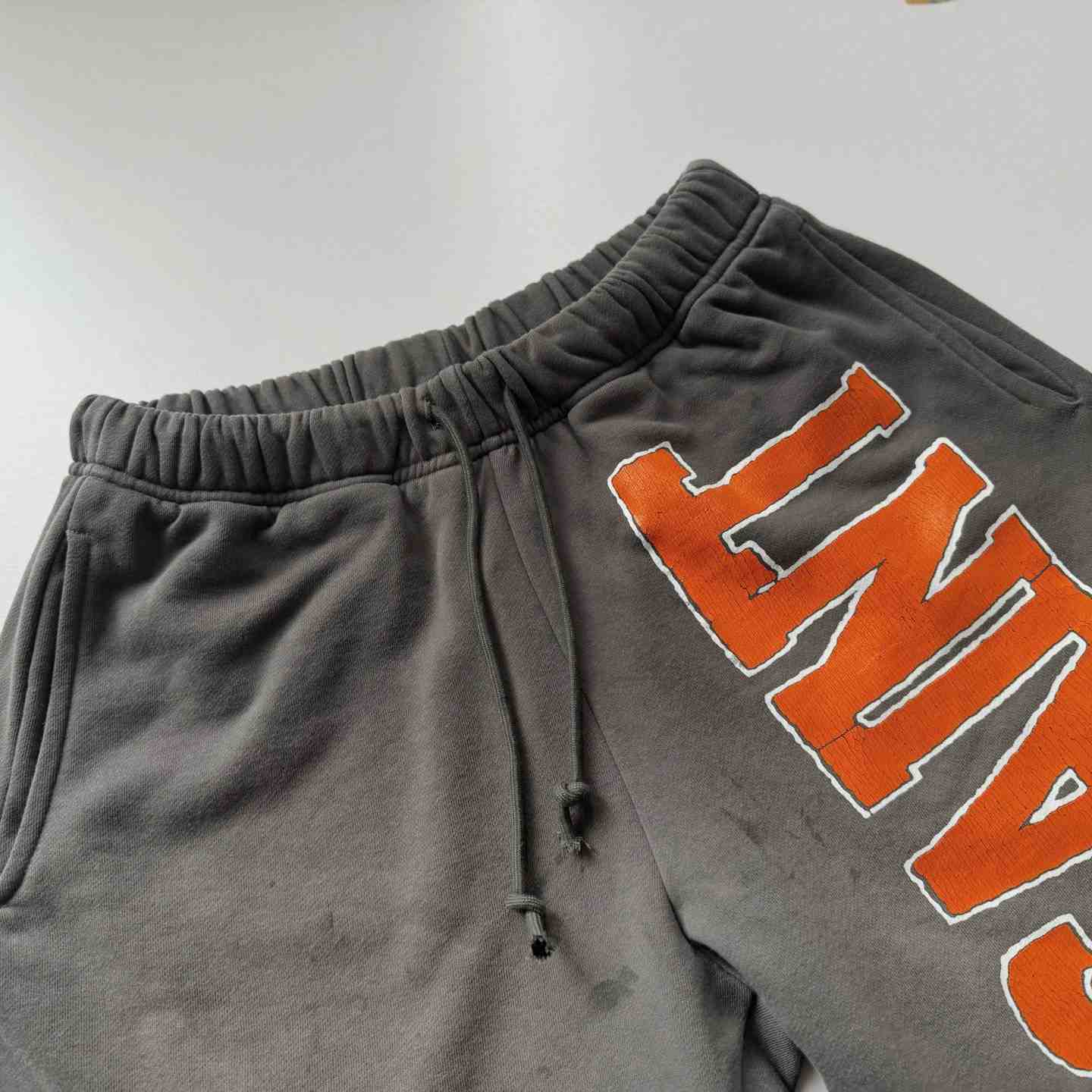 Saint Micheal Logo-Print Track Shorts - DesignerGu
