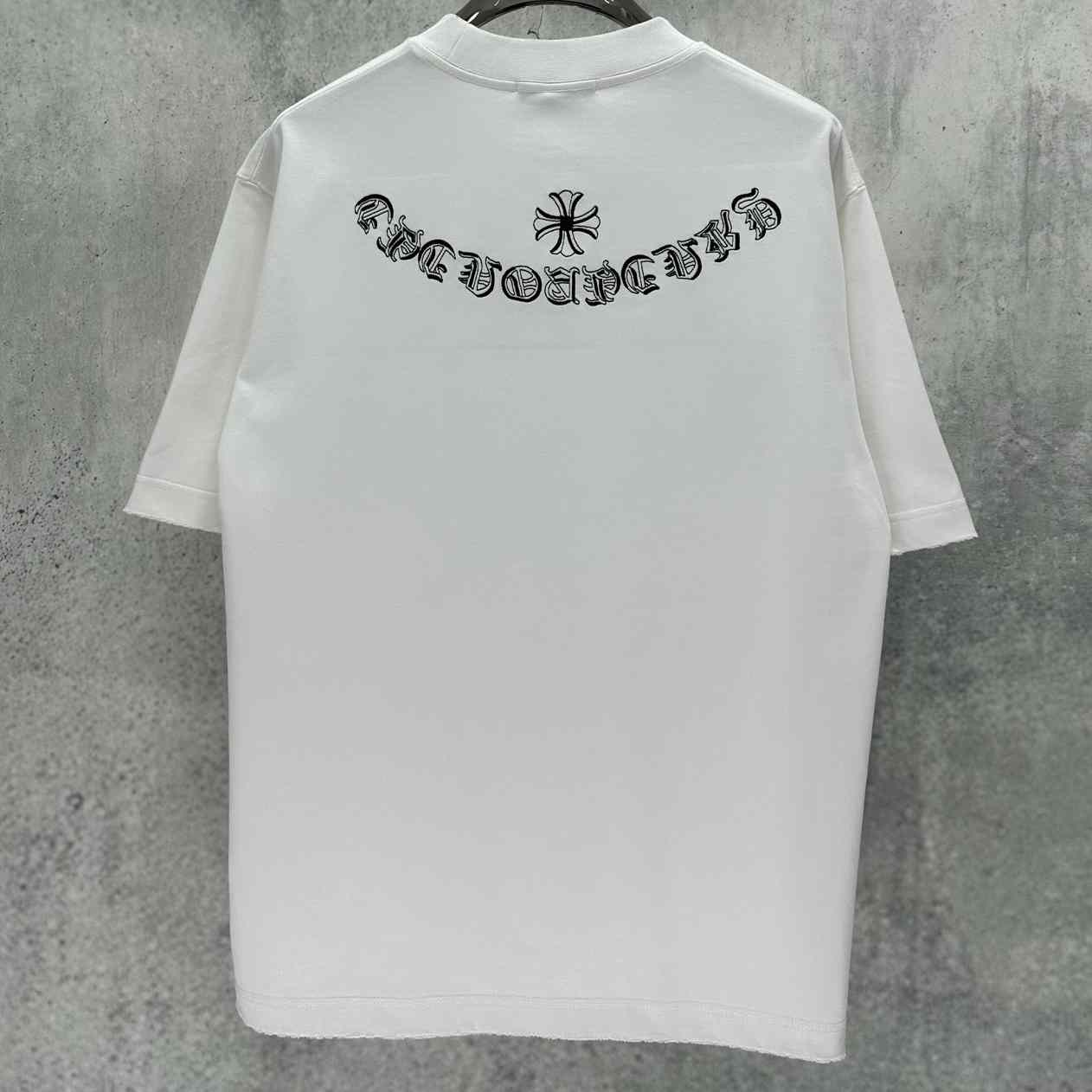 Chrome Hearts  Embroidered Cross Short Sleeve 'White' - DesignerGu