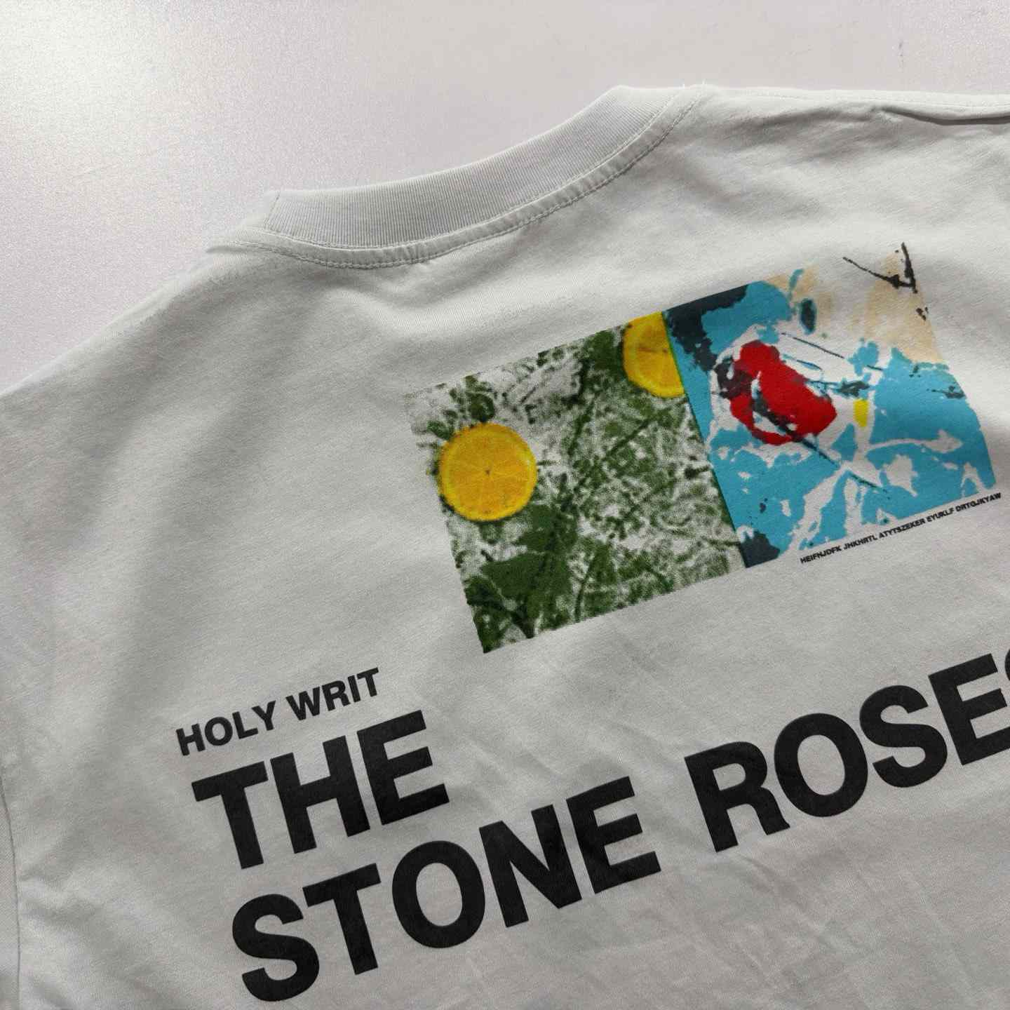 Saint Michael X The Stone Roses Graphic-Print T-Shirt - DesignerGu