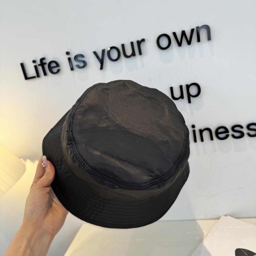 Prada Re Nylon Bucket Hat 'Black' - DesignerGu