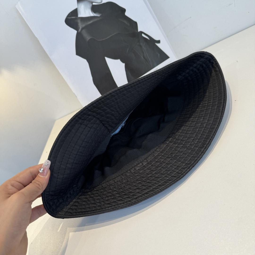 Prada Re Nylon Bucket Hat 'Black' - DesignerGu