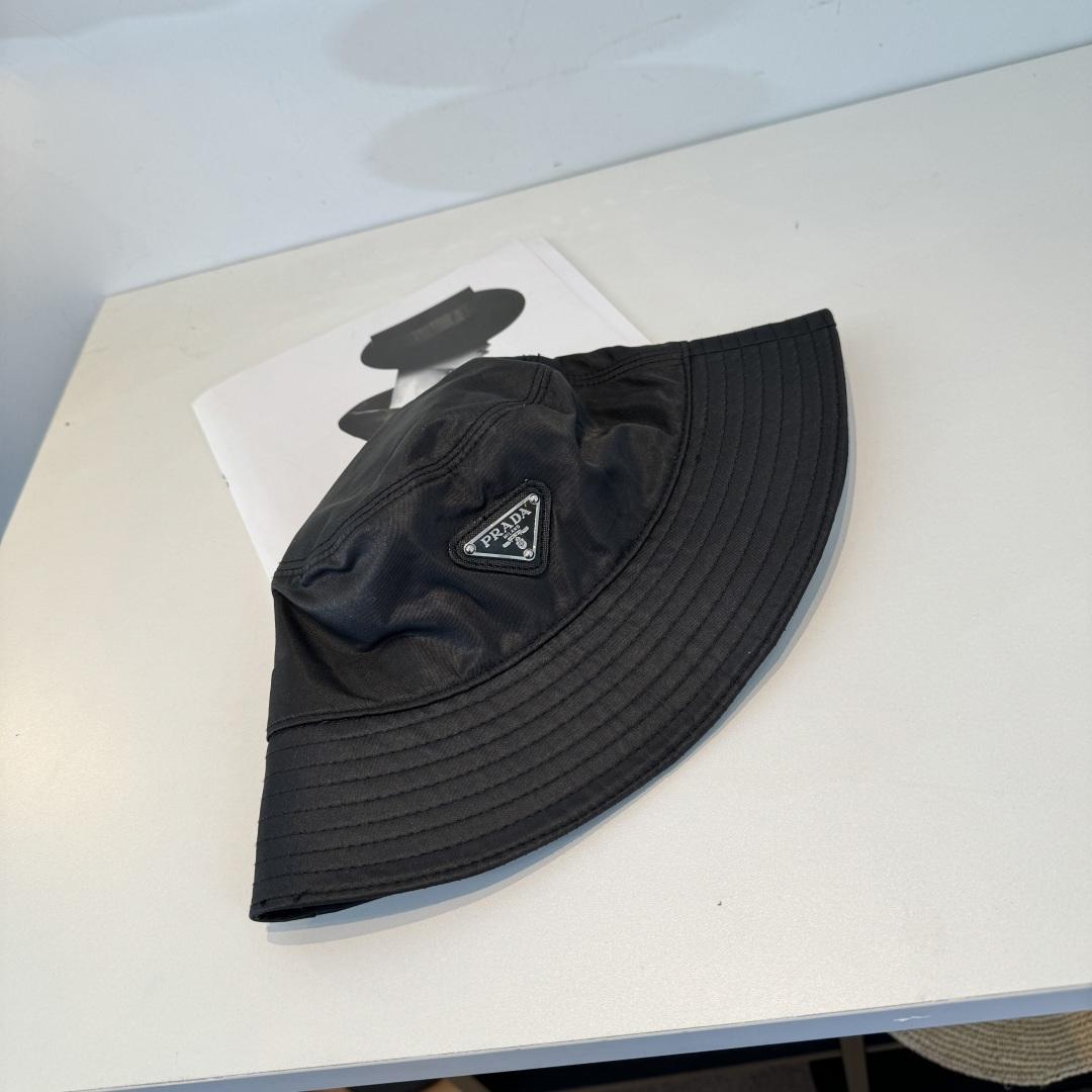 Prada Re Nylon Bucket Hat 'Black' - DesignerGu