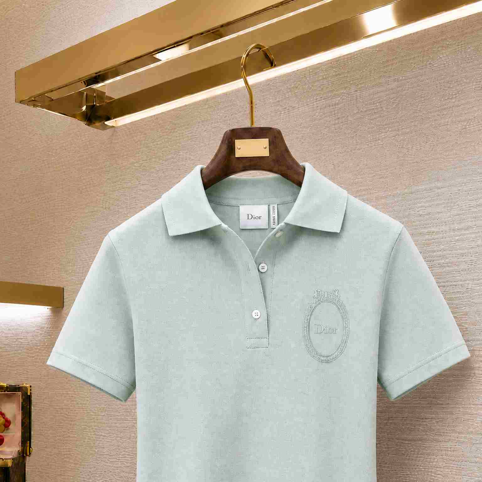 Dior Médaillon Embroidered Polo Shirt - DesignerGu
