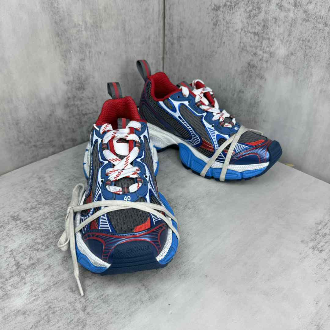  Balenciaga 3XL Sneaker 'Worn-Out - Blue Red' - DesignerGu