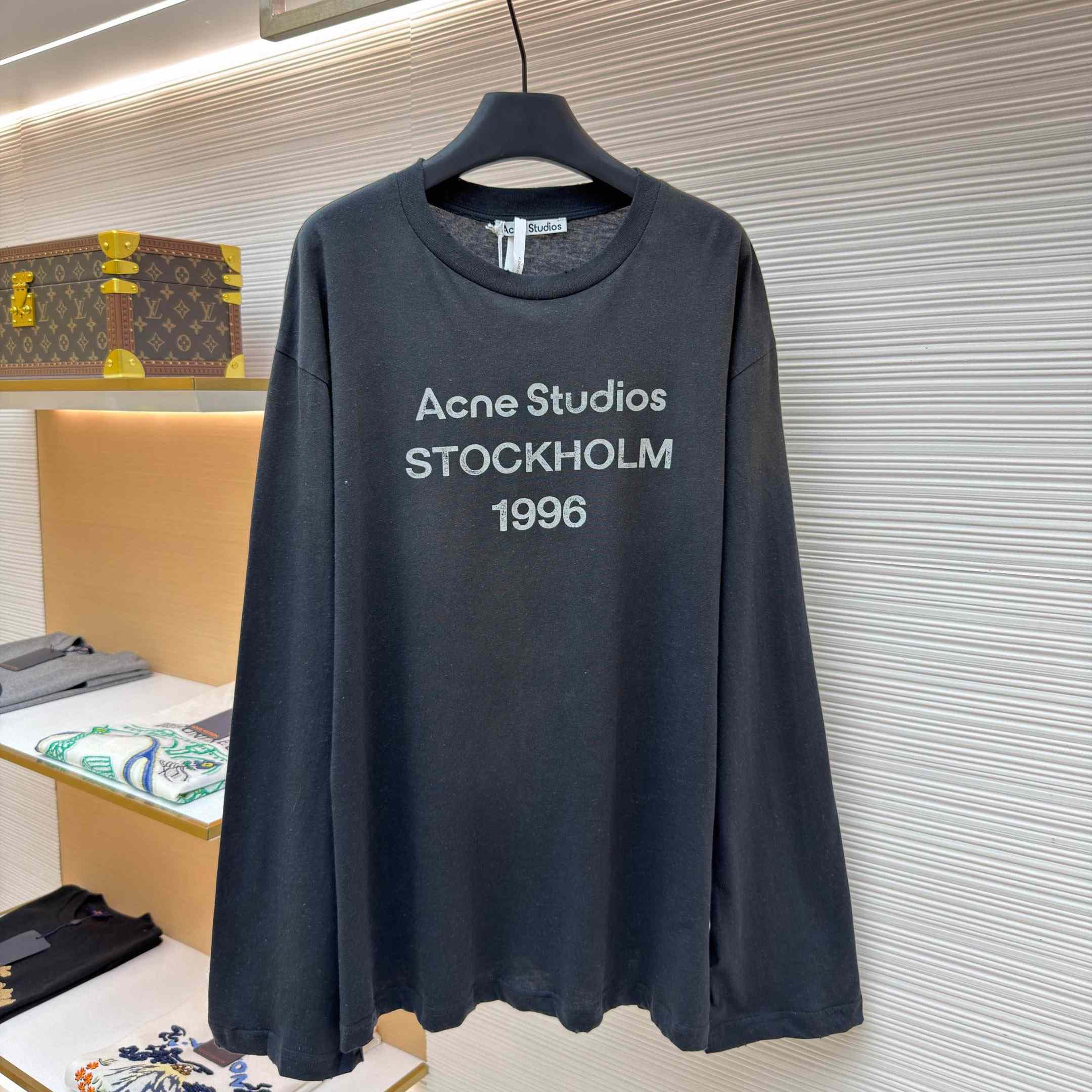 Acne Studios Sprayed 1996 Logo T-shirt - DesignerGu