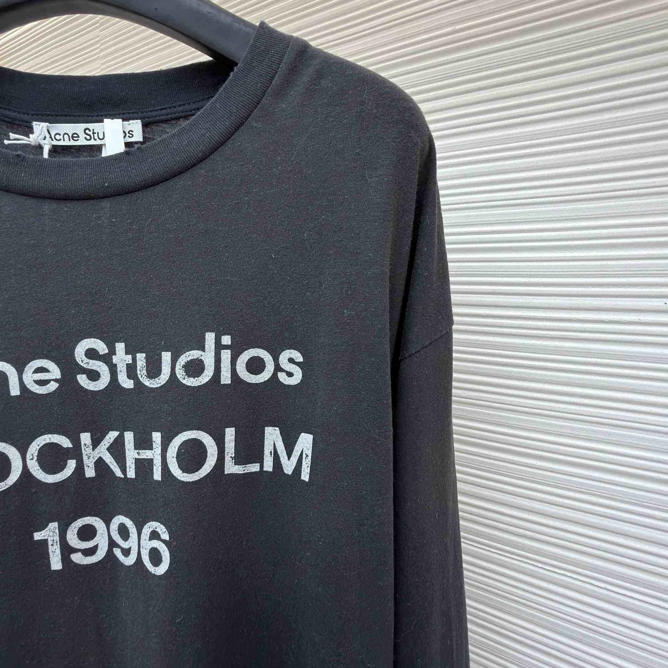 Acne Studios Sprayed 1996 Logo T-shirt - DesignerGu