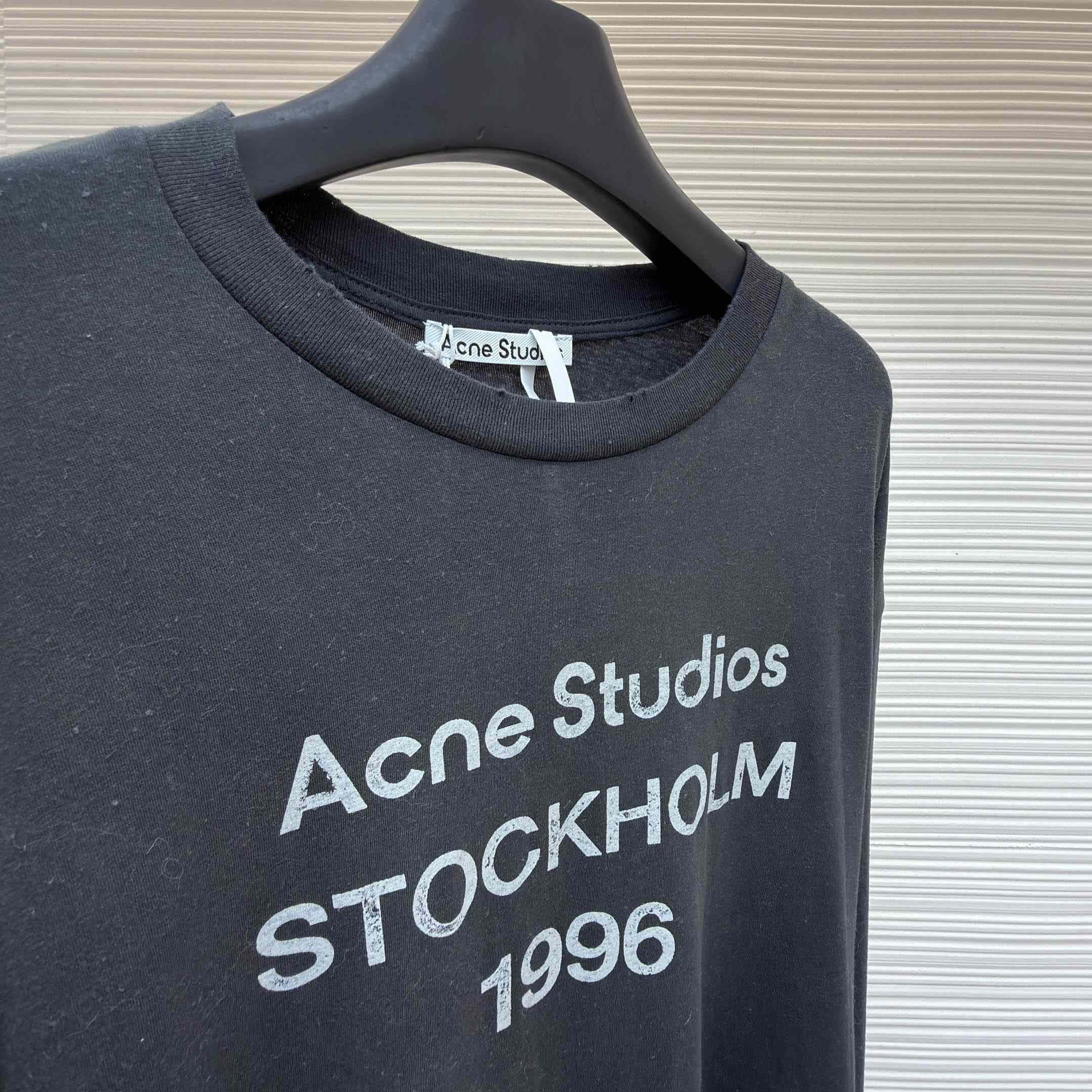 Acne Studios Sprayed 1996 Logo T-shirt - DesignerGu