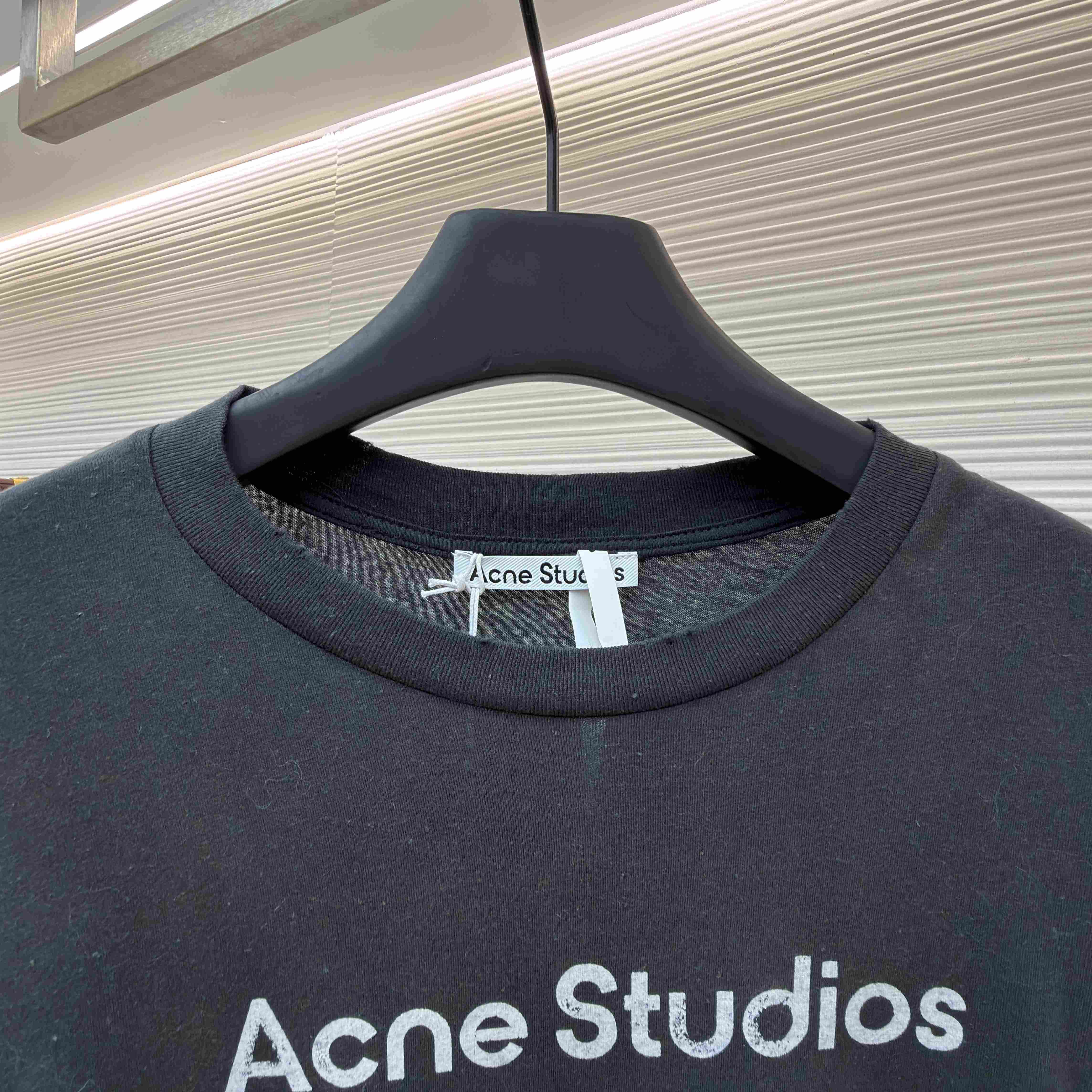 Acne Studios Sprayed 1996 Logo T-shirt - DesignerGu