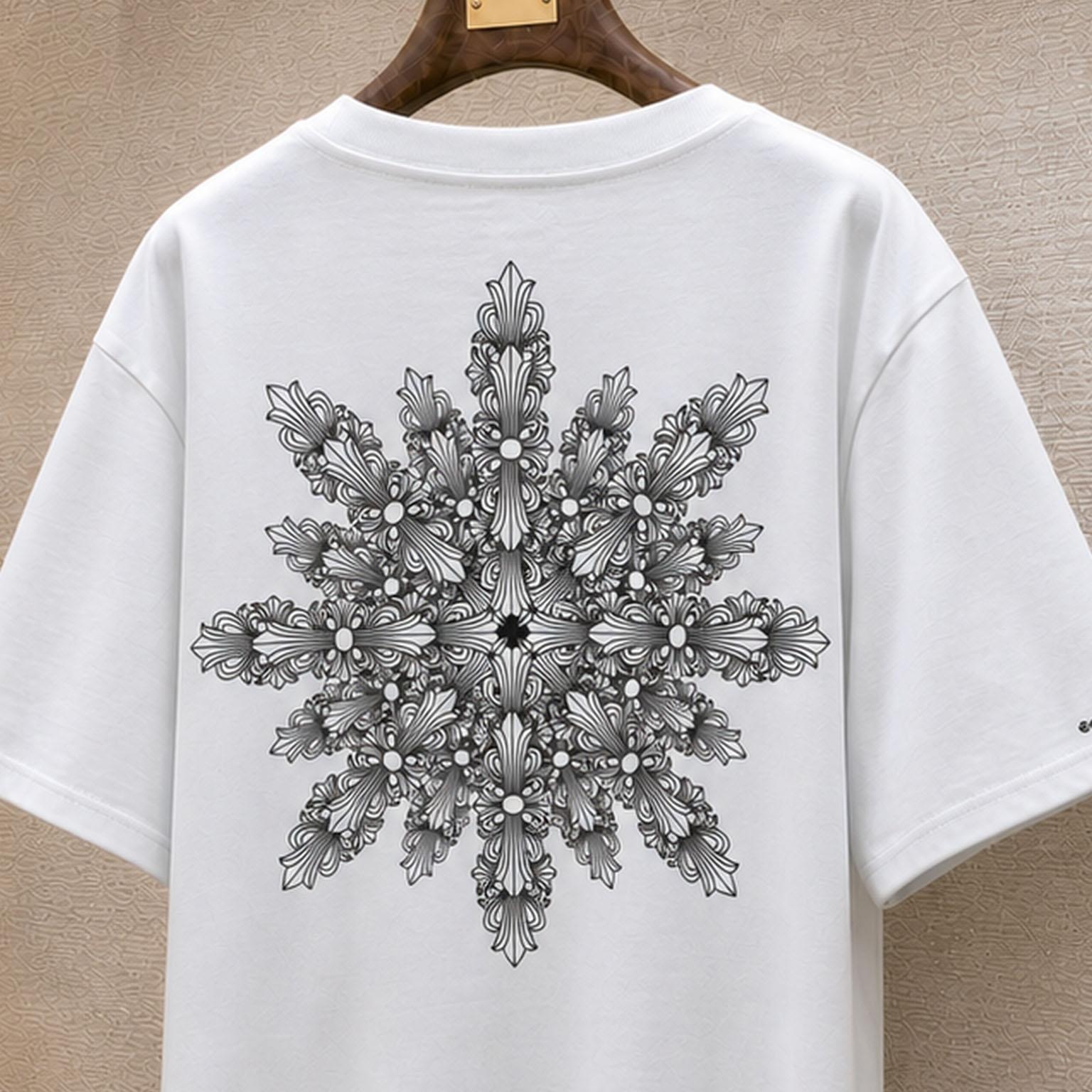 Chrome Hearts  Snow Flake Short Sleeve Tee - DesignerGu