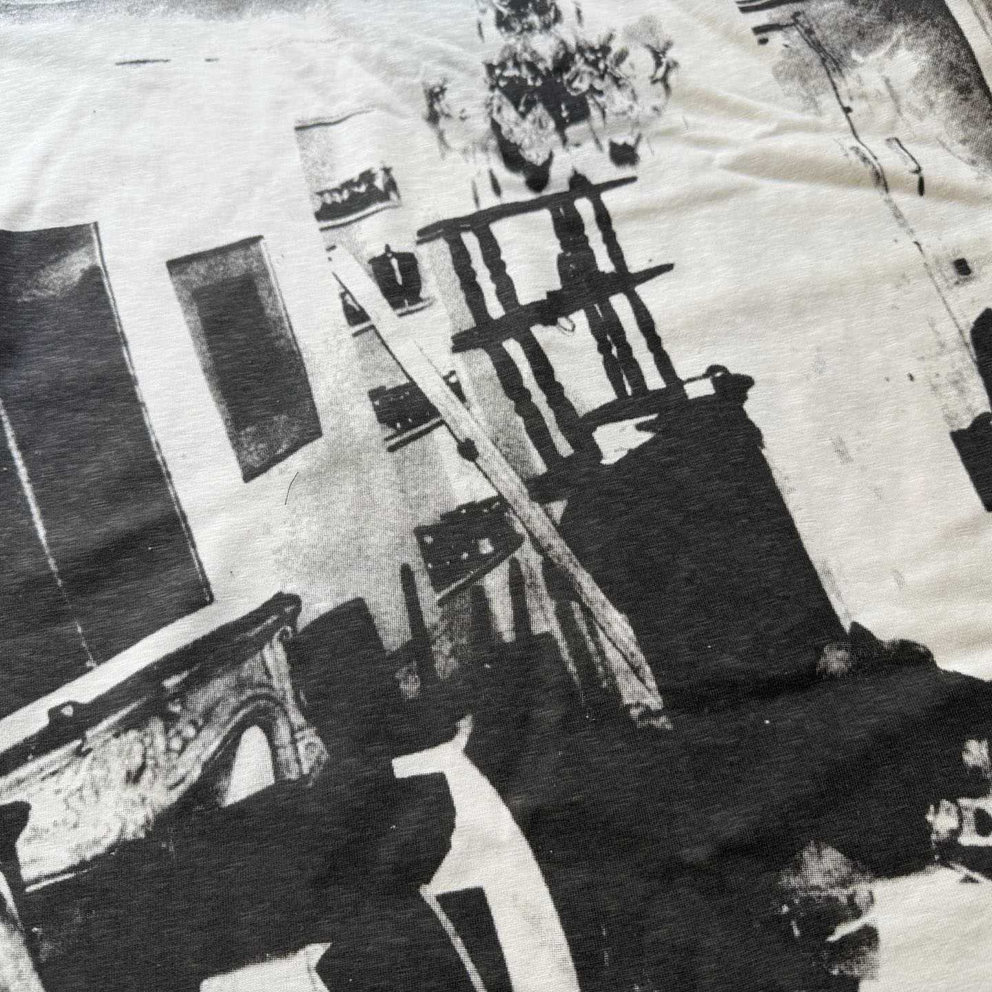 Enfants Riches Déprimés Destroyed Apartment T-Shirt 'Dirty White' - DesignerGu