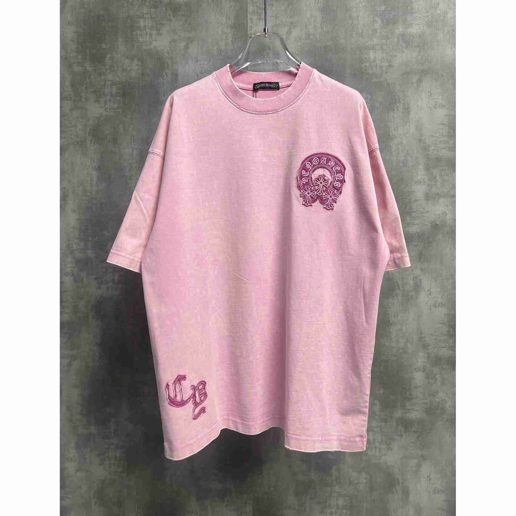 Chrome Hearts Horseshoe Cross Patch Embroidery  T-Shirt  - DesignerGu