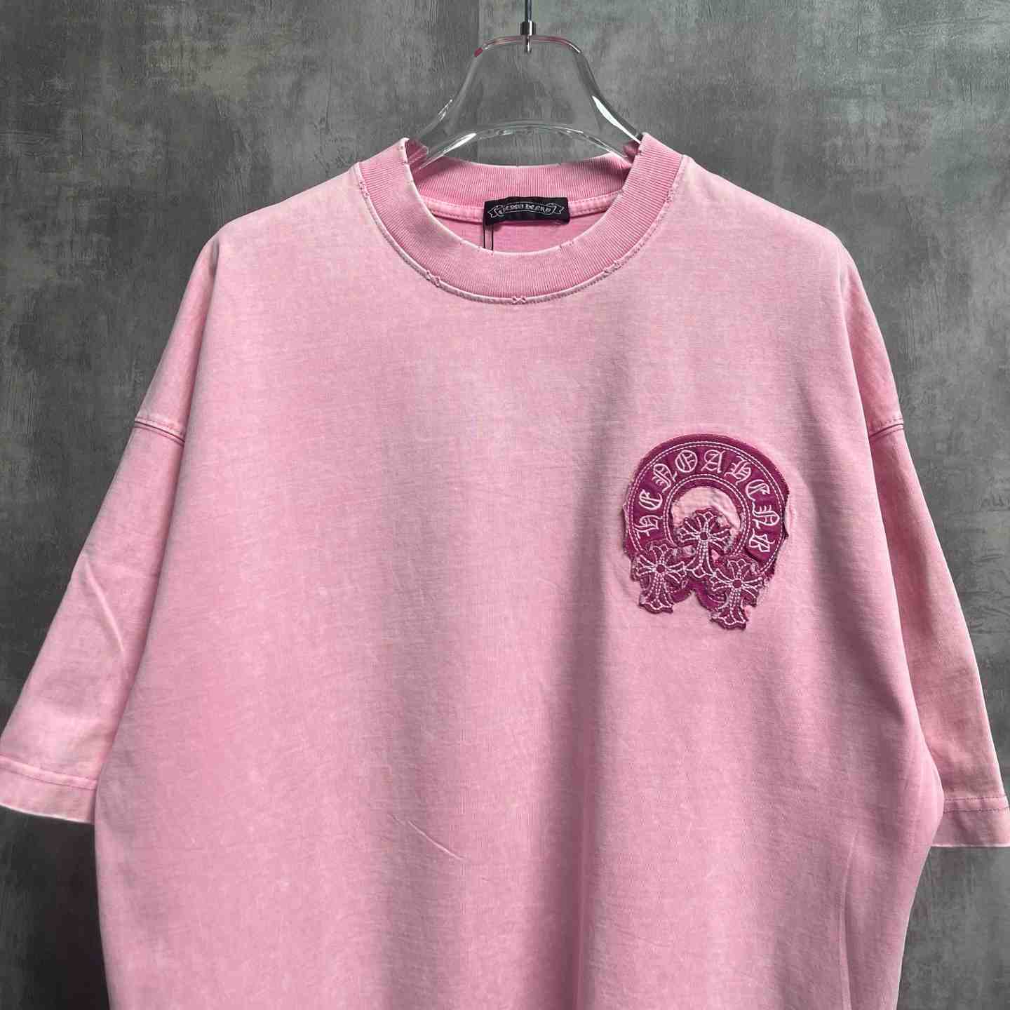 Chrome Hearts Horseshoe Cross Patch Embroidery  T-Shirt  - DesignerGu