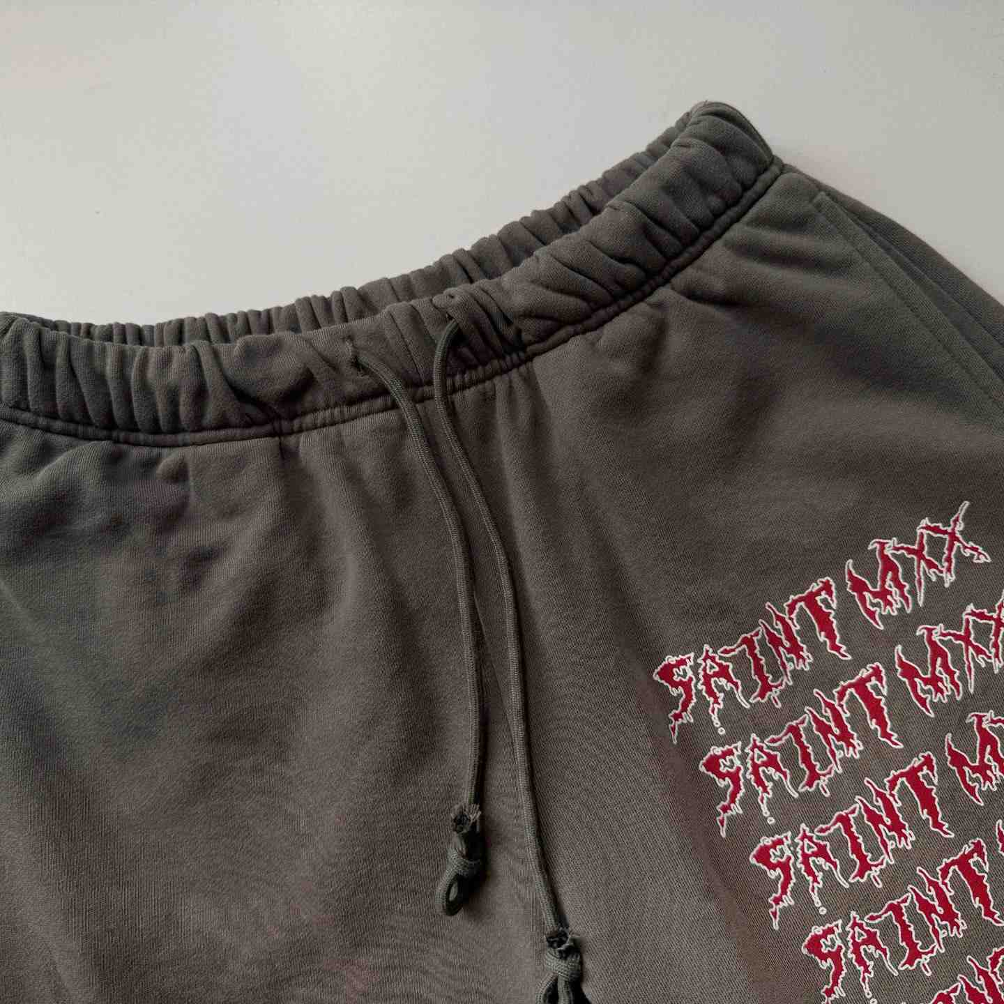 Saint Micheal Logo-Print Track Shorts - DesignerGu
