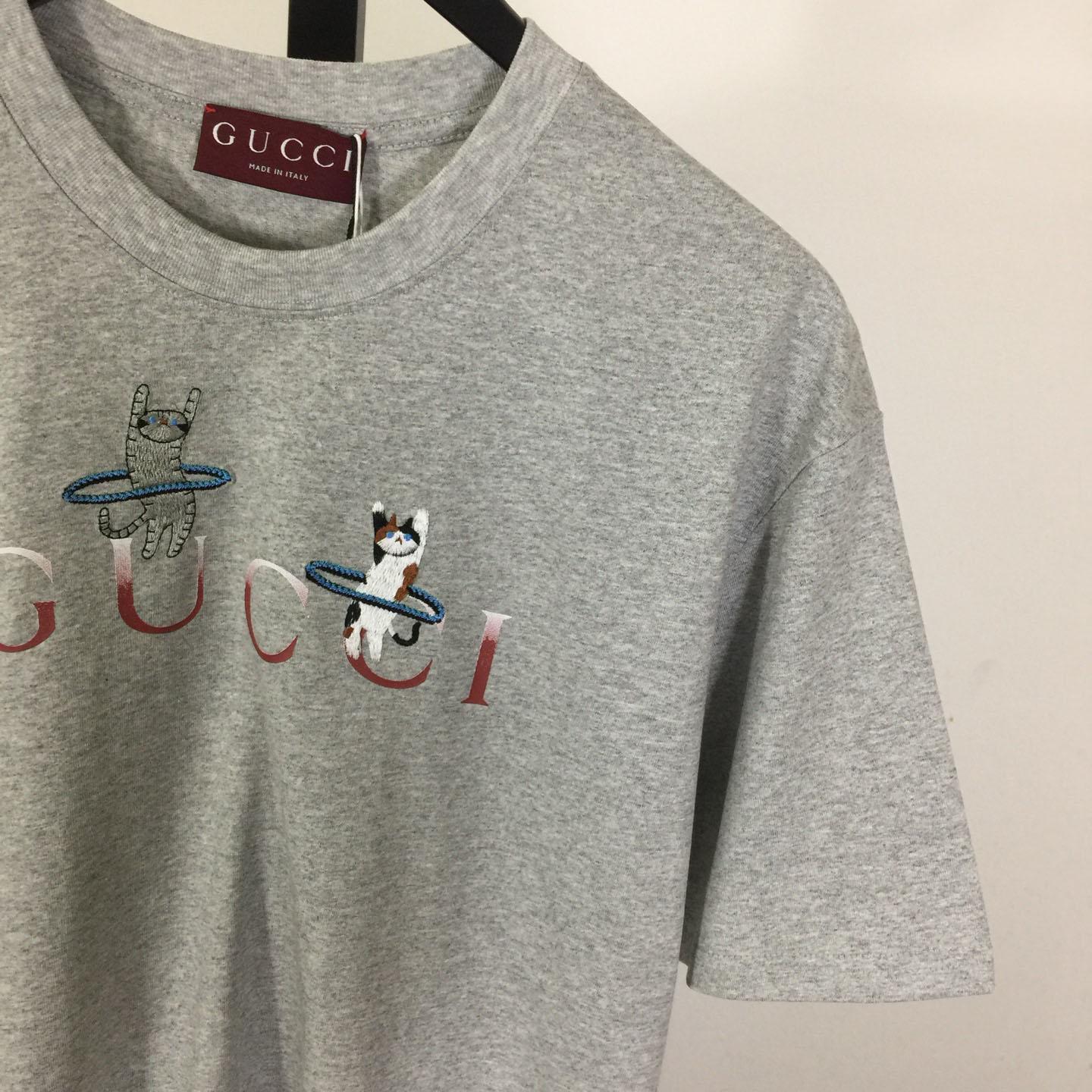 Gucci Cotton Jersey T-shirt  - DesignerGu