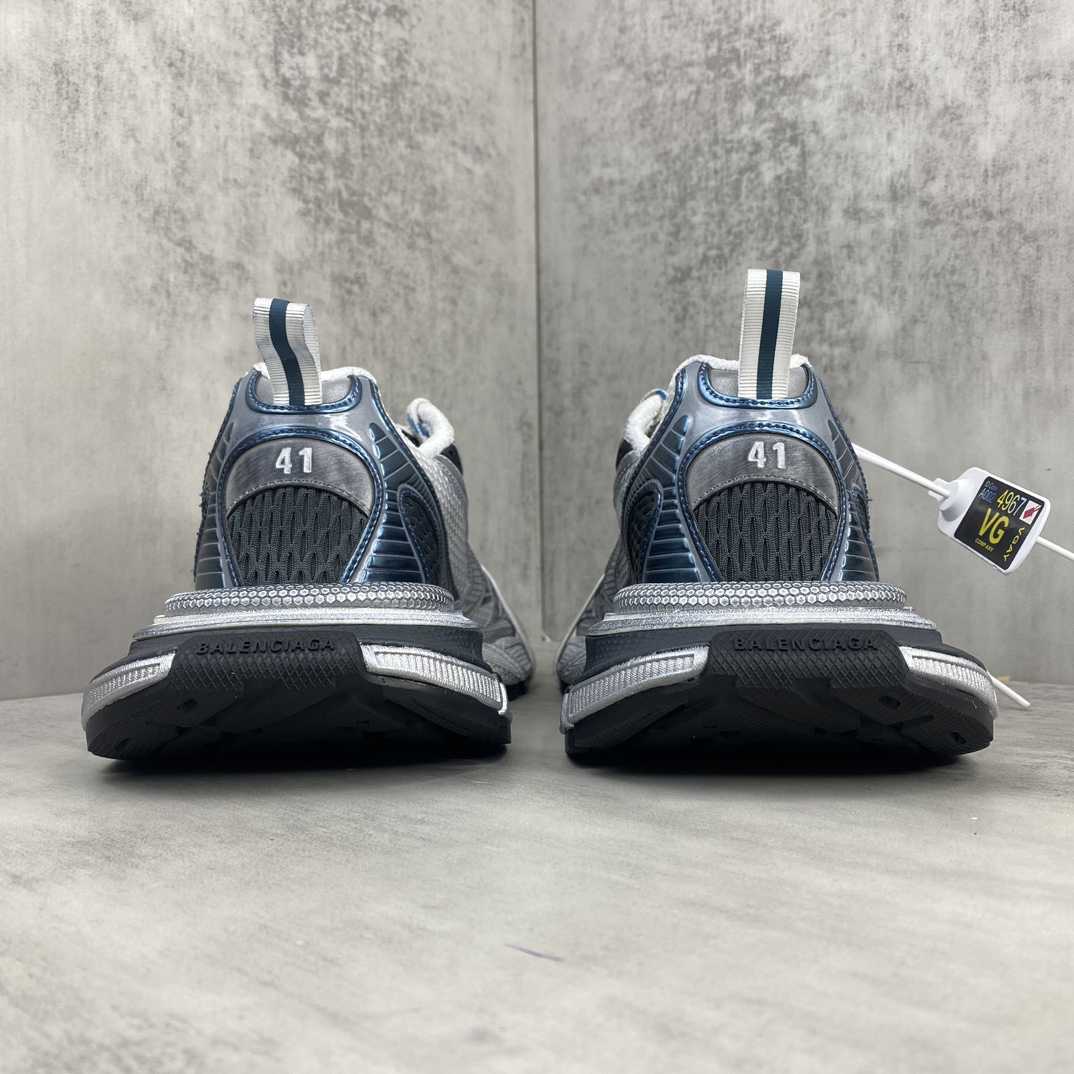  Balenciaga 3XL Sneaker 'Worn-Out - White Blue Yellow' - DesignerGu