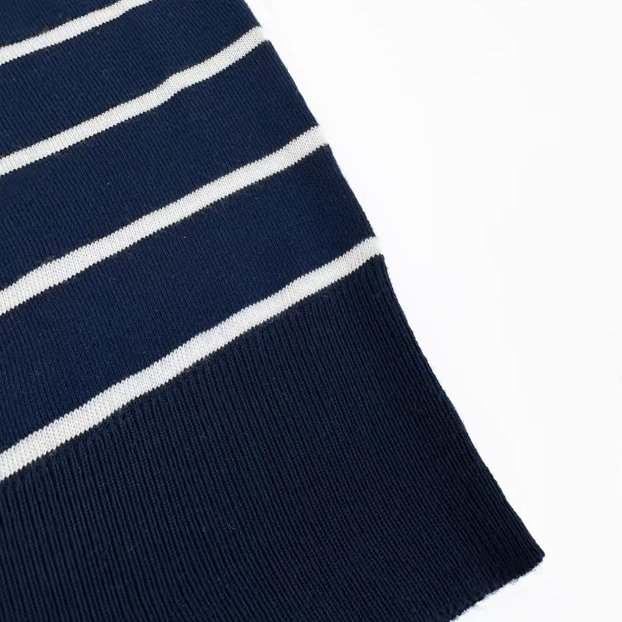 Prada Short-Sleeved Striped Cotton Polo Shirt - DesignerGu