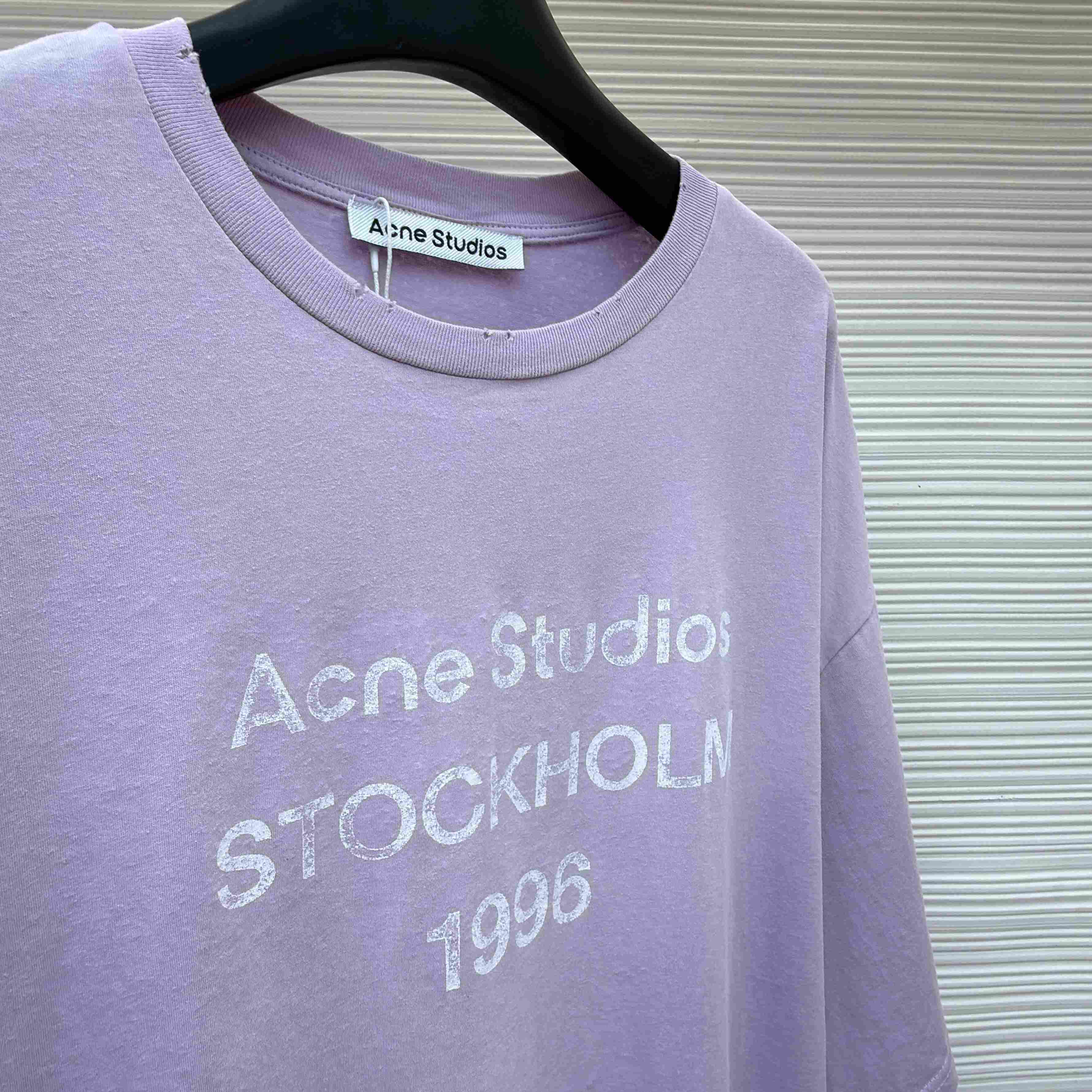 Acne Studios  Sprayed Logo T-shirt - DesignerGu