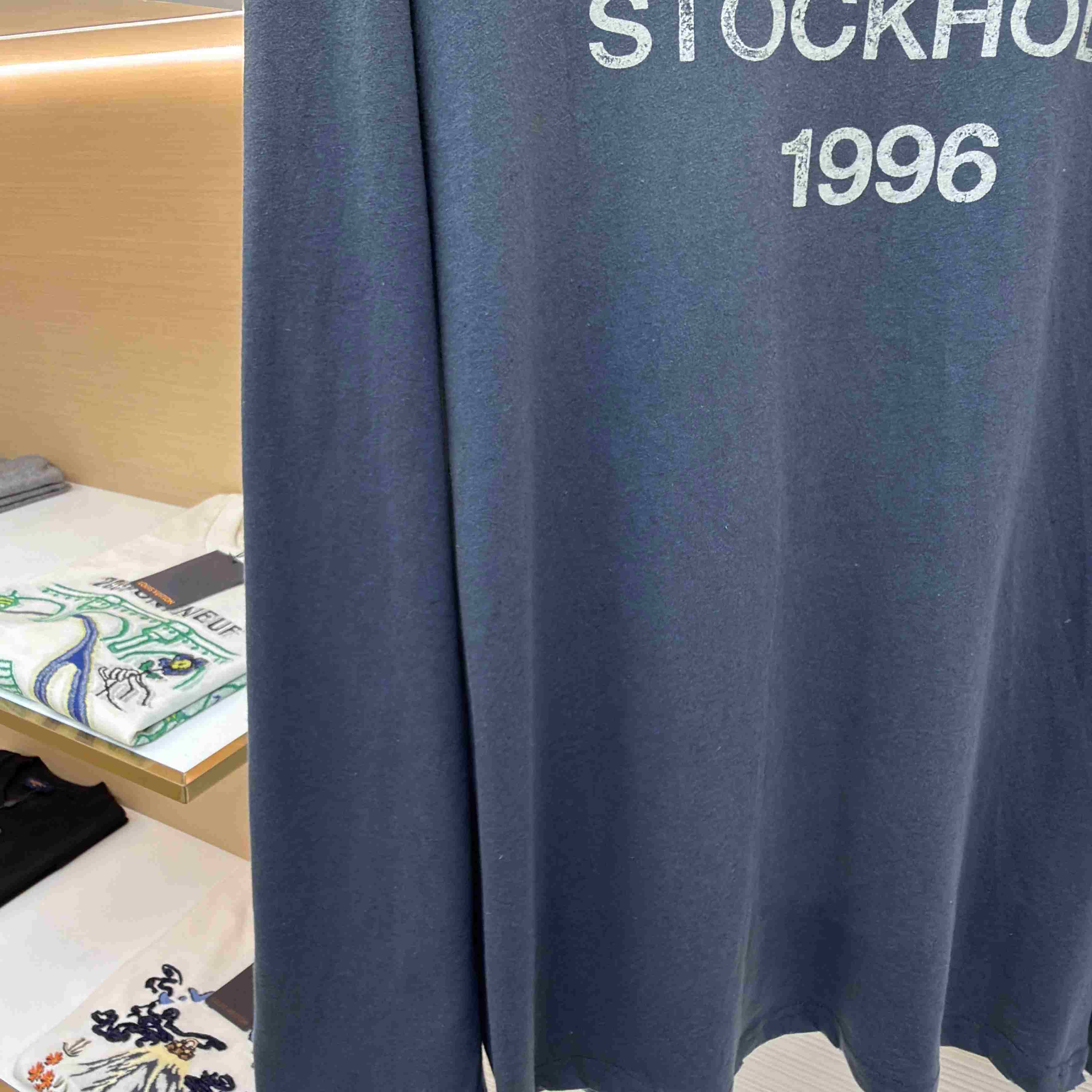 Acne Studios Sprayed 1996 Logo T-shirt - DesignerGu