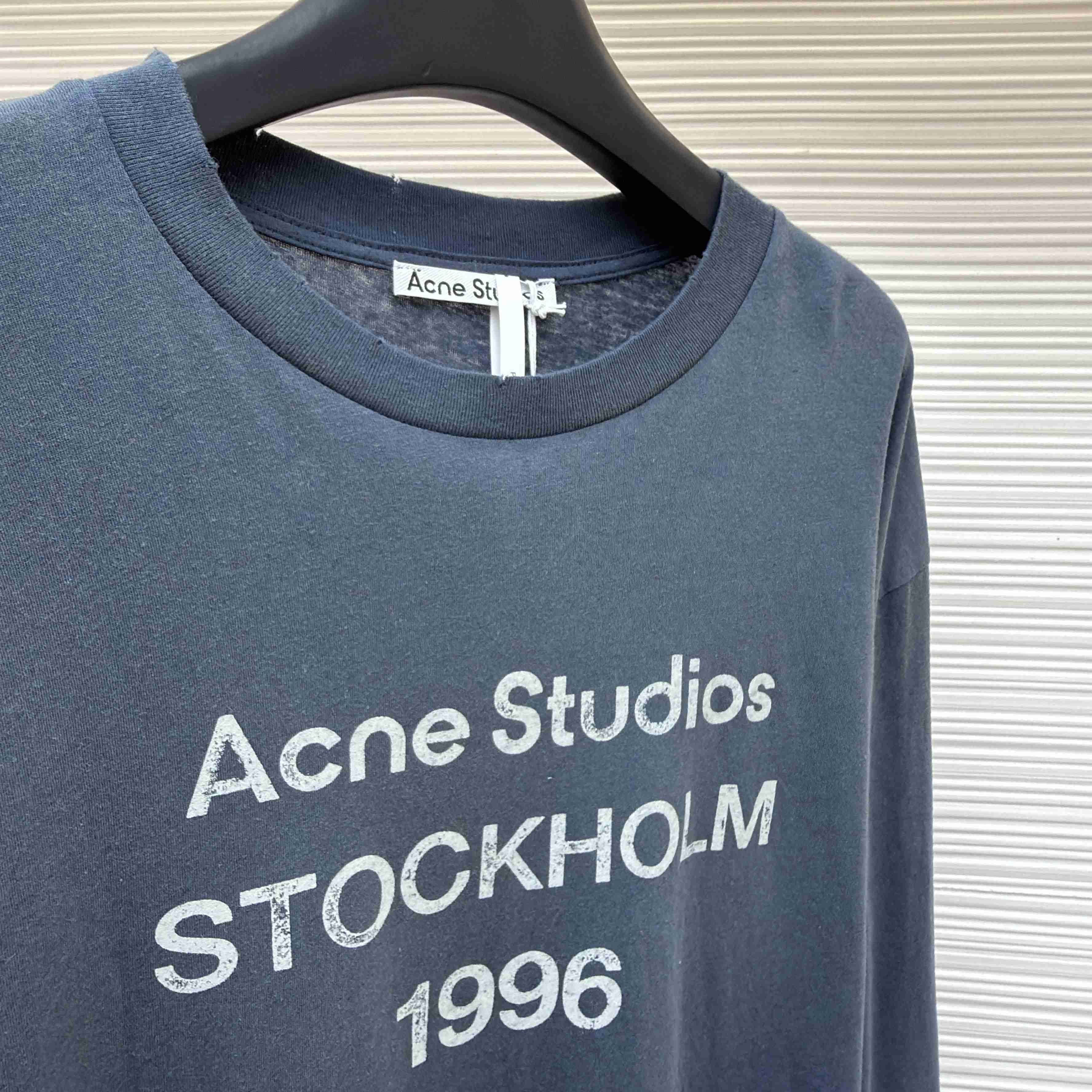 Acne Studios Sprayed 1996 Logo T-shirt - DesignerGu