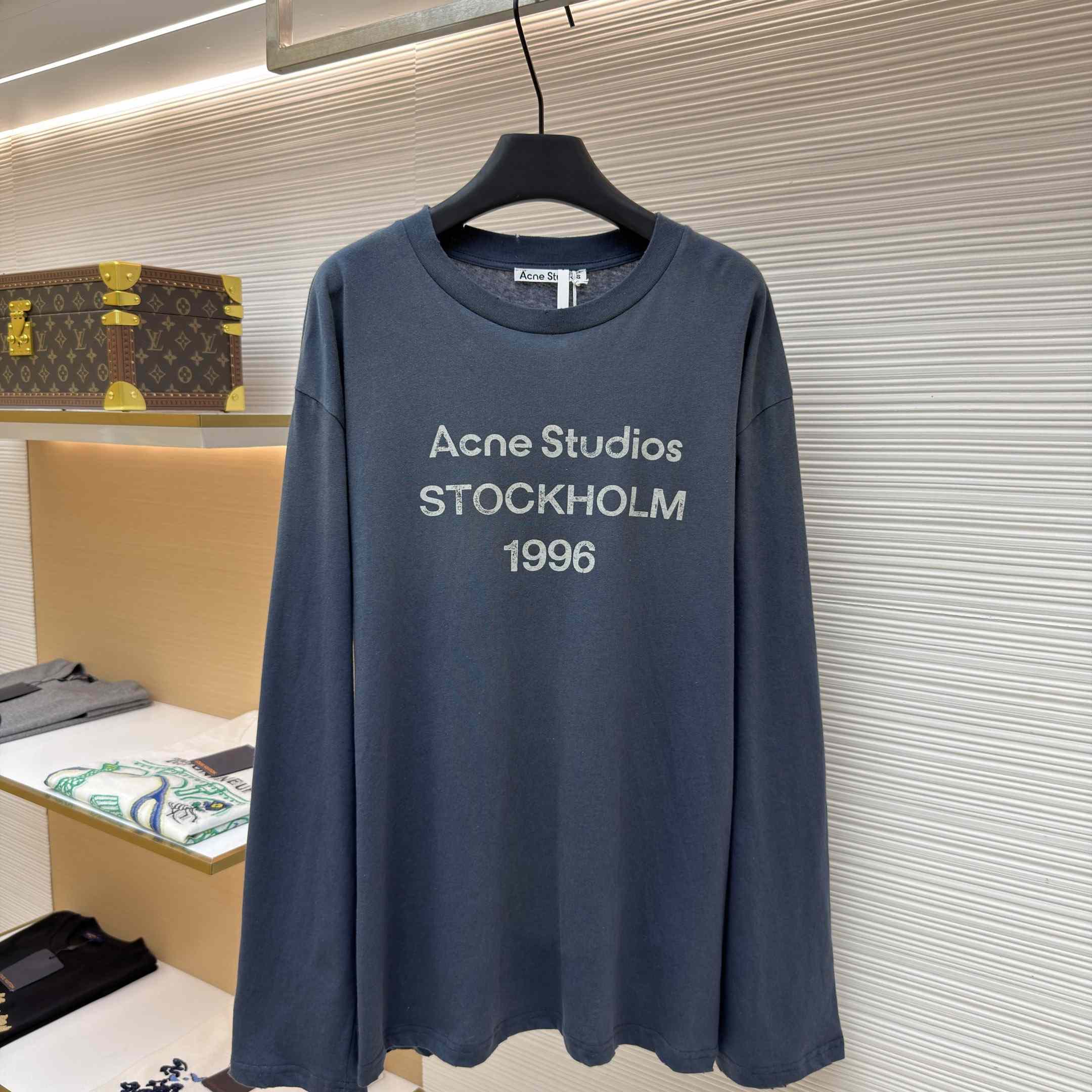 Acne Studios Sprayed 1996 Logo T-shirt - DesignerGu