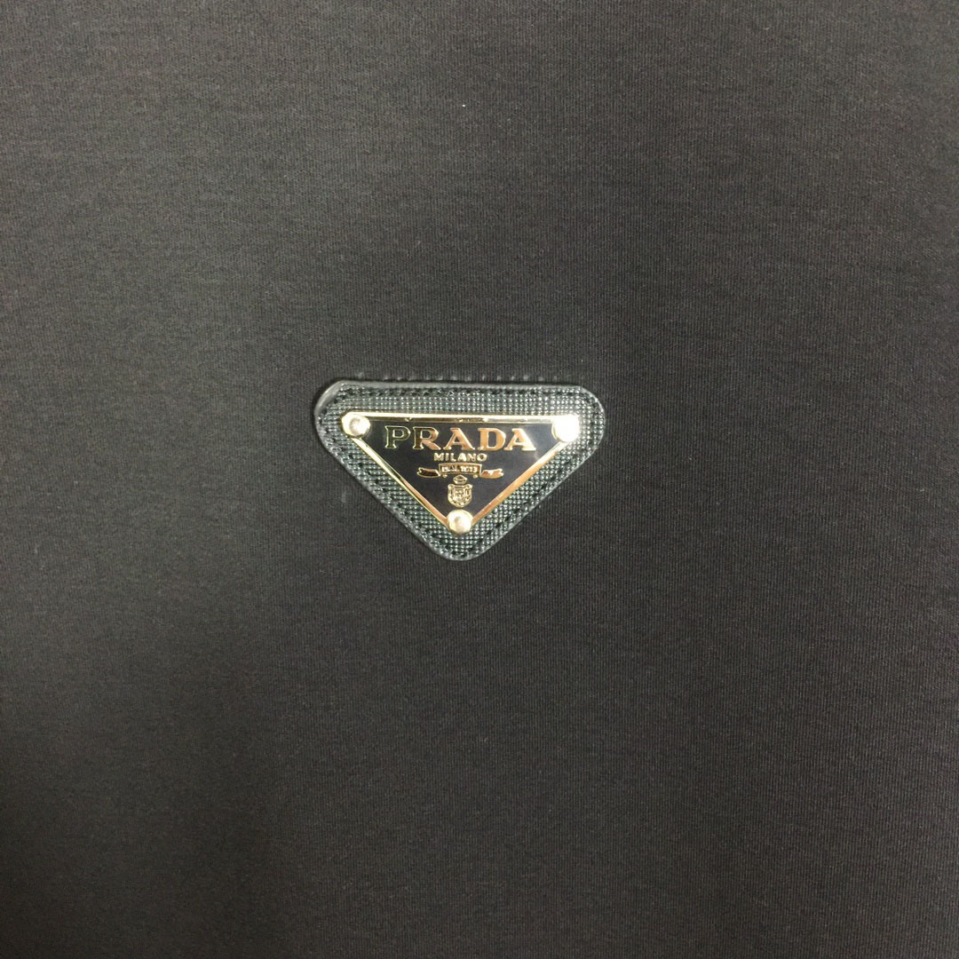 Prada Logo Cotton Tee - DesignerGu