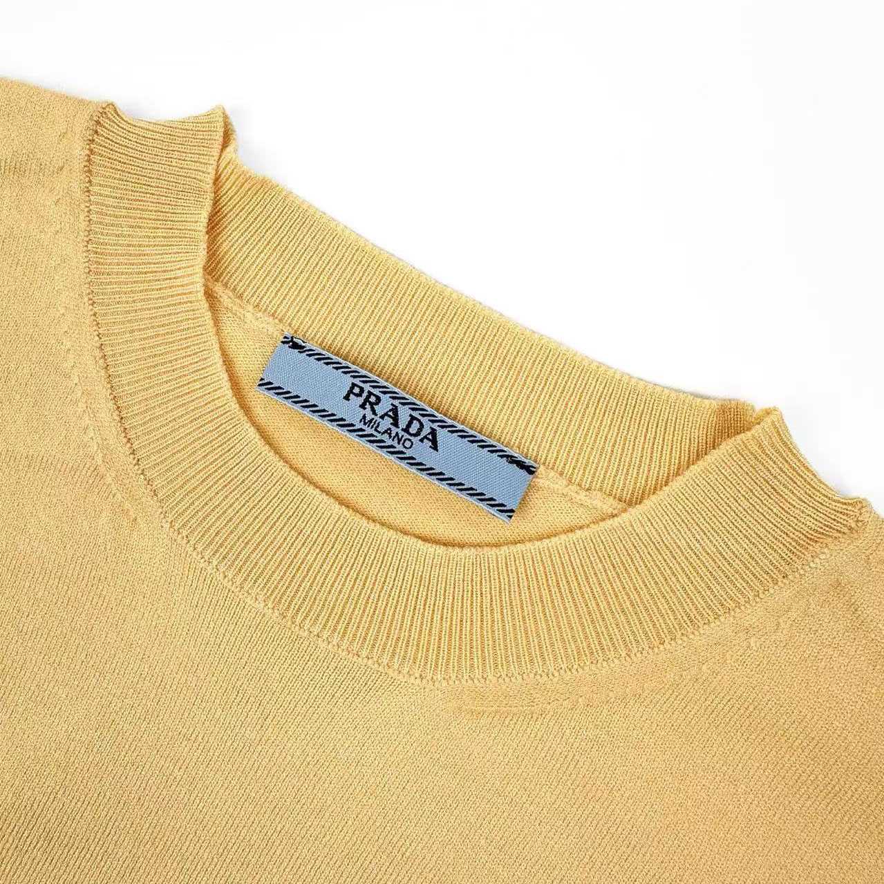 Prada Silk Crew-Neck Sweater - DesignerGu