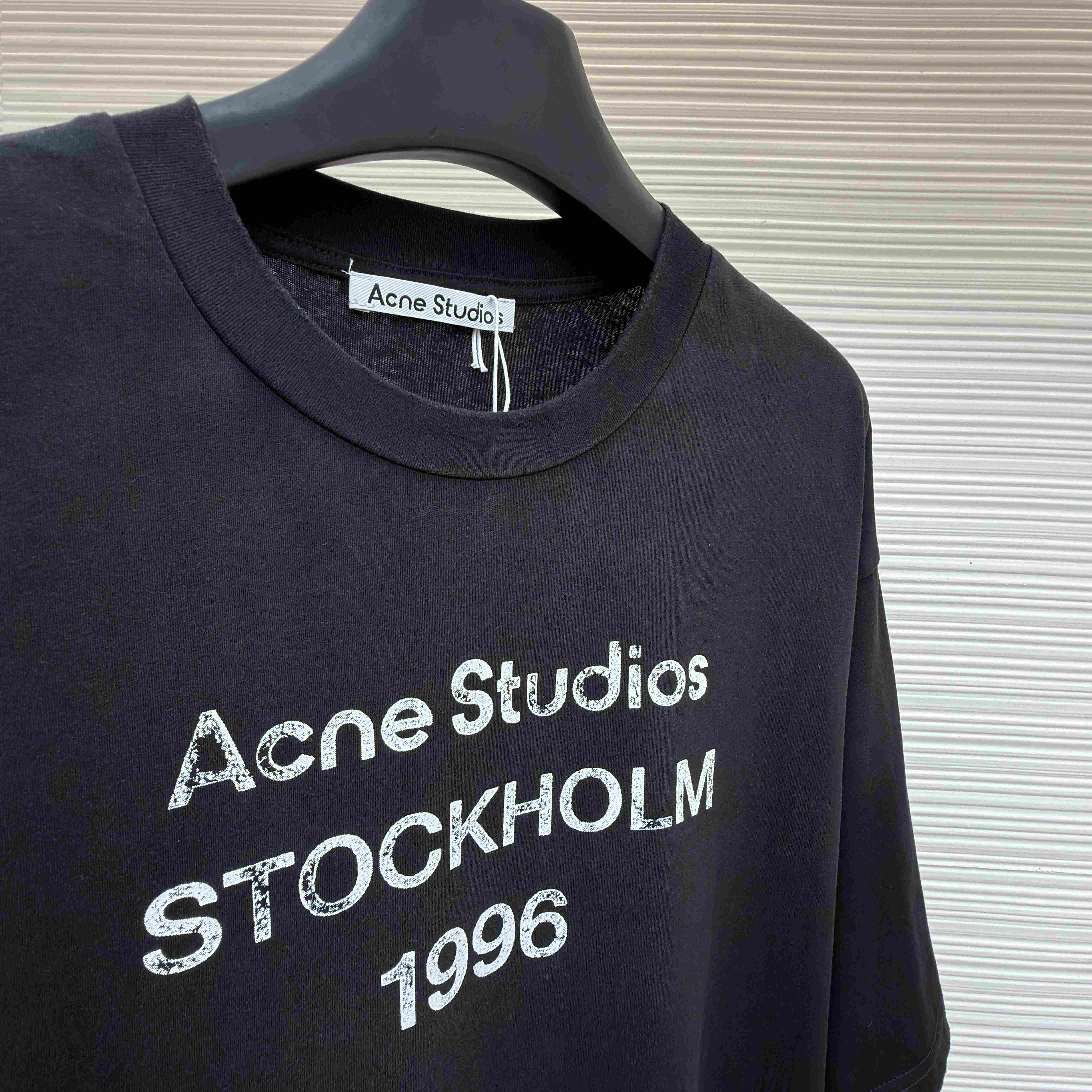 Acne Studios  Sprayed Logo T-shirt - DesignerGu
