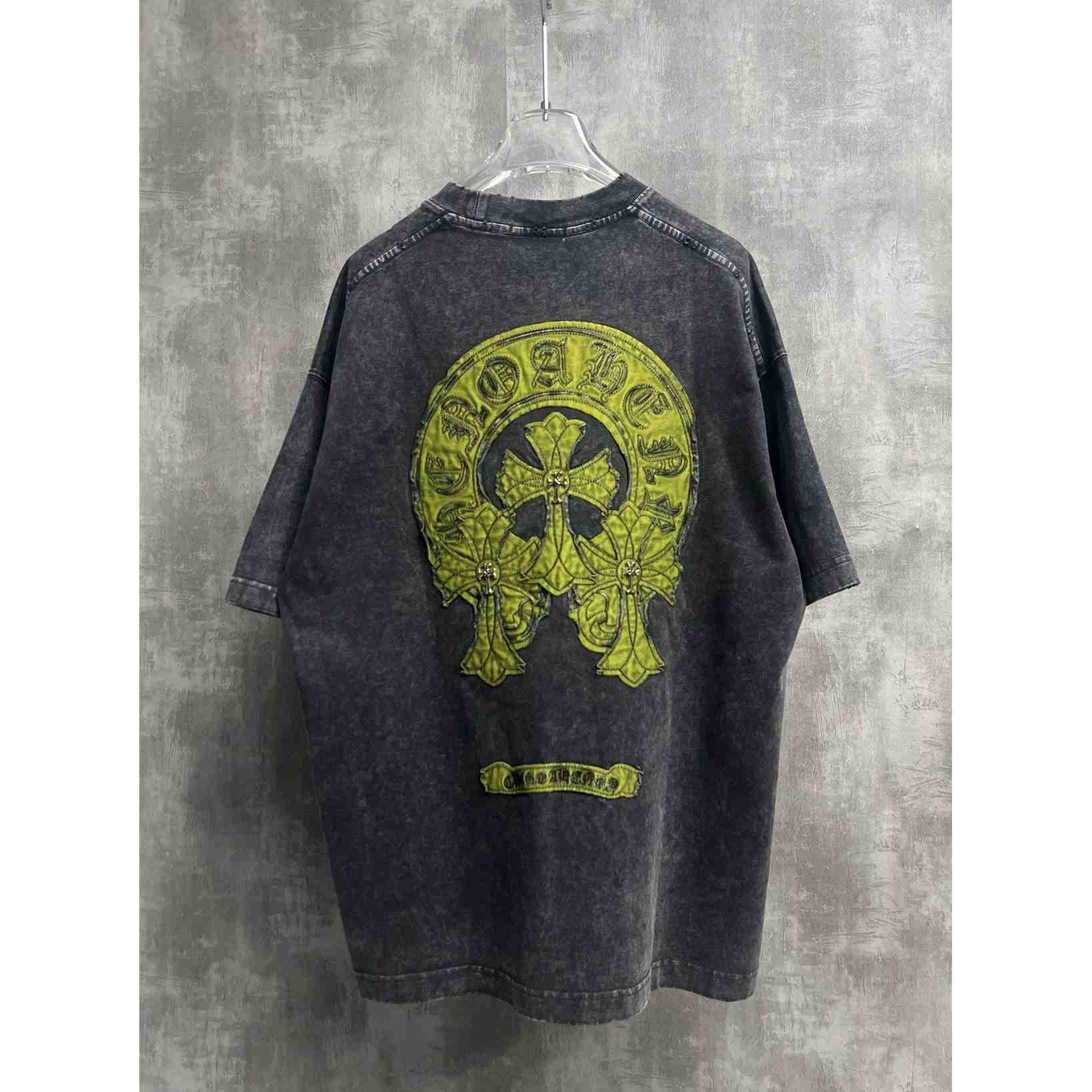 Chrome Hearts Horseshoe Cross Patch Embroidery  T-Shirt  - DesignerGu