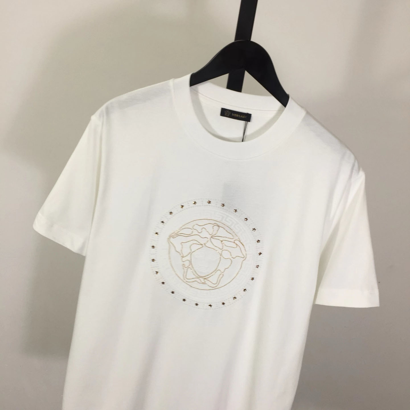 Versace Medusa Embellished T-shirt - DesignerGu