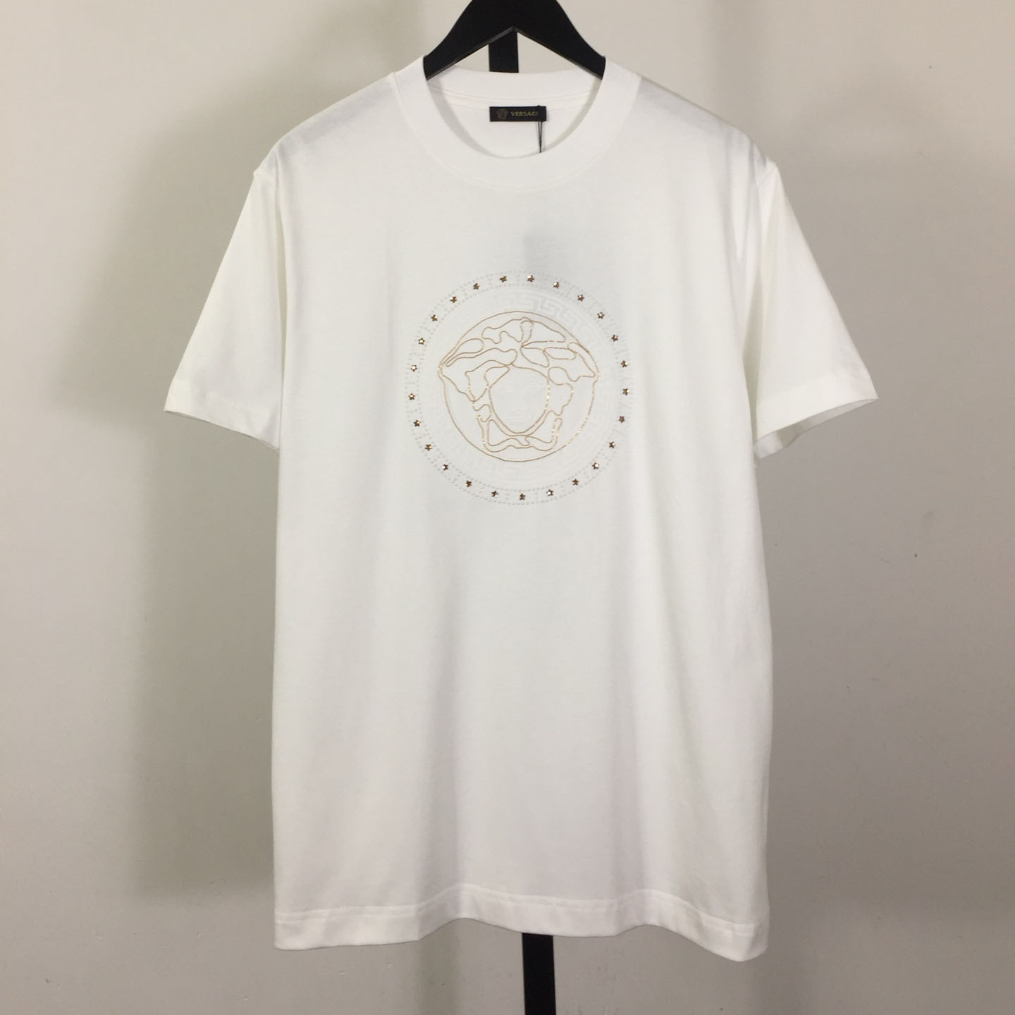 Versace Medusa Embellished T-shirt - DesignerGu