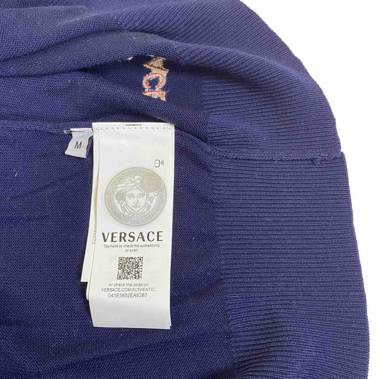 Versace  Knitted Short Sleeve Shirt - DesignerGu