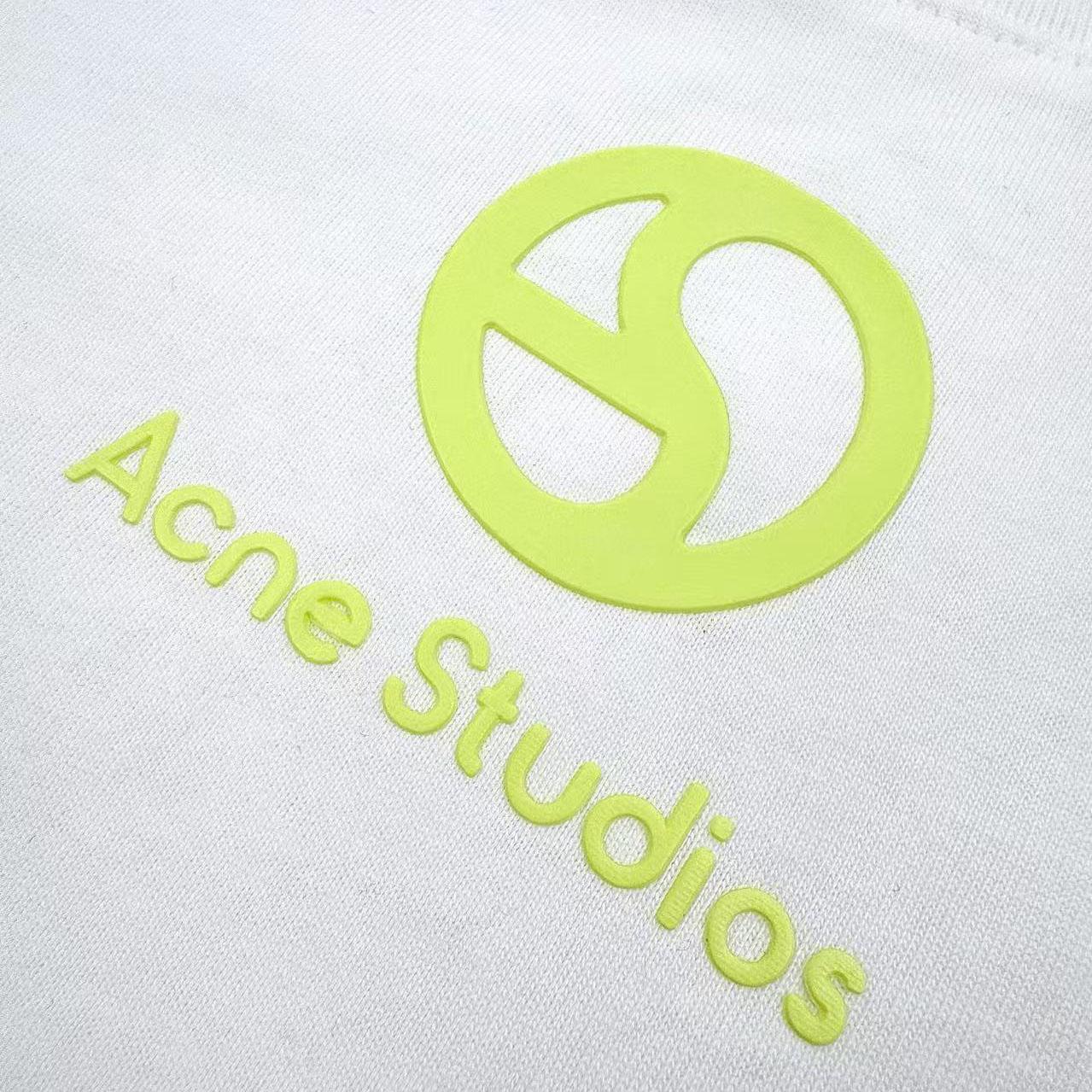 Acne Studios Logo-Embellished Organic-Cotton T-shirt - DesignerGu