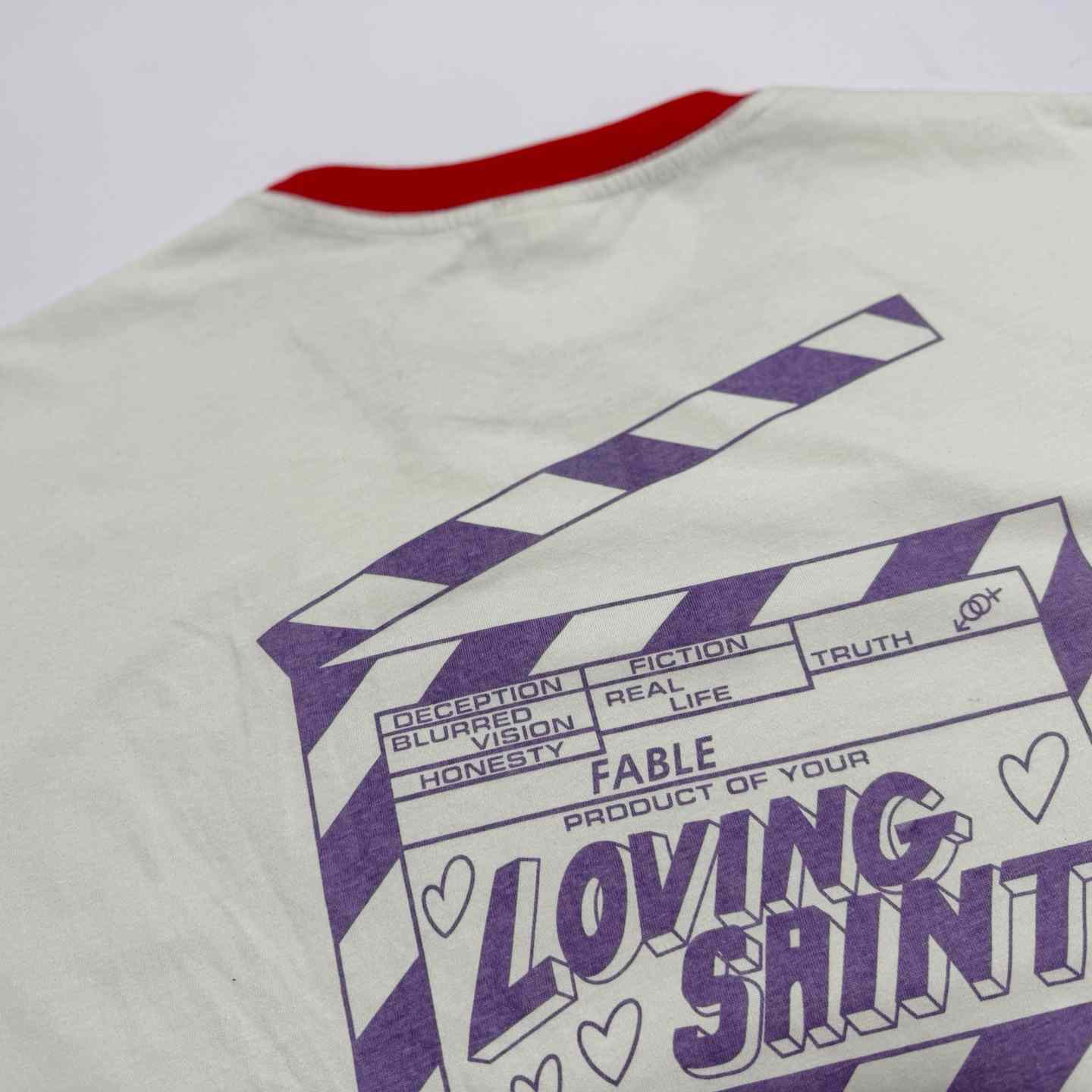Saint Michael I Love Saint Cotton-Jersey T-Shirt - White - DesignerGu