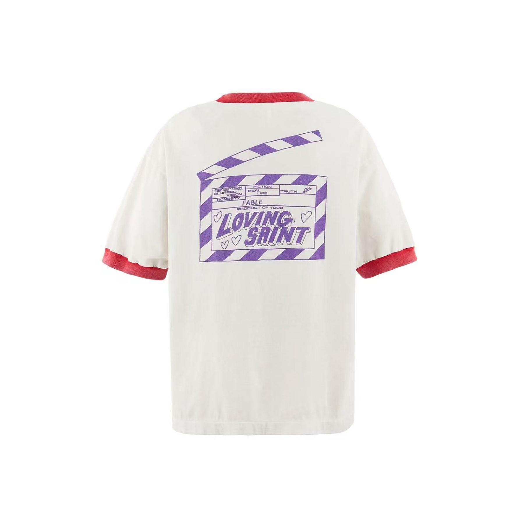 Saint Michael I Love Saint Cotton-Jersey T-Shirt - White - DesignerGu